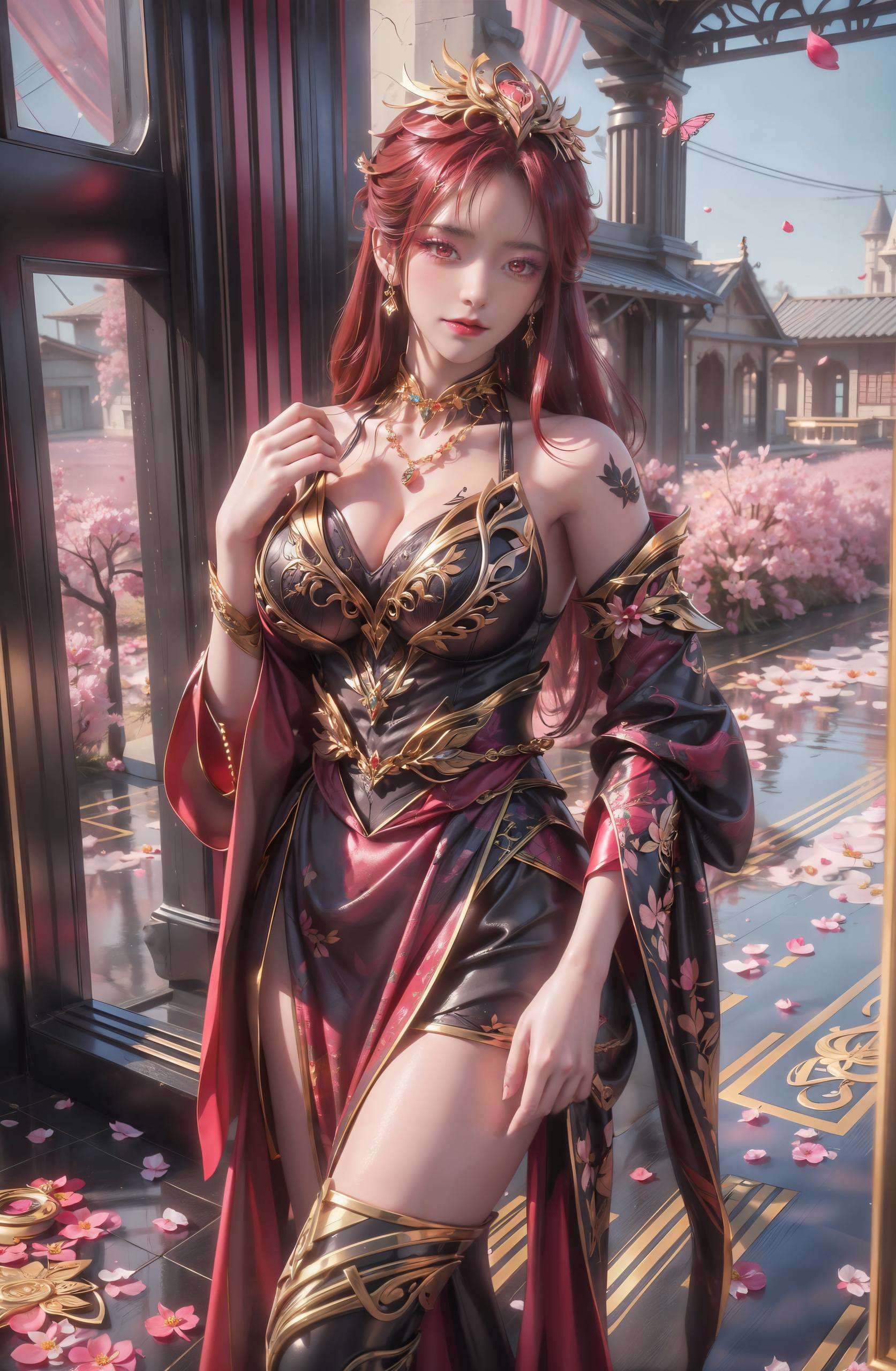 壁纸之中其姿容清丽