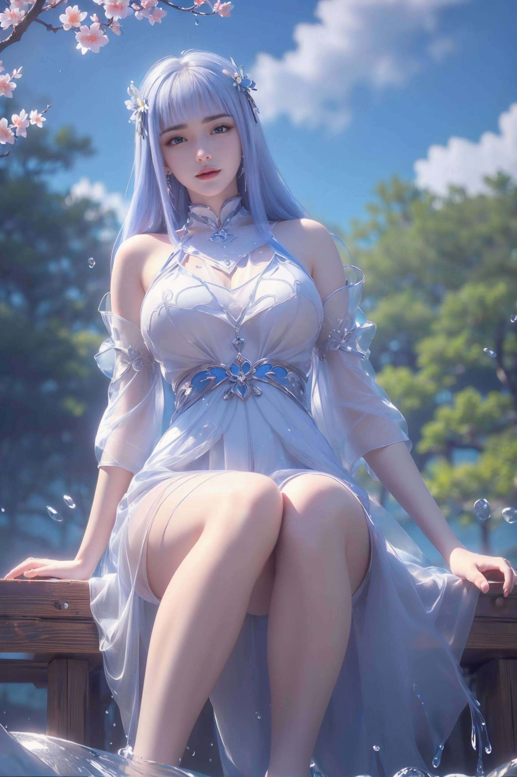 这壁纸不仅适合平板全屏欣赏她的美