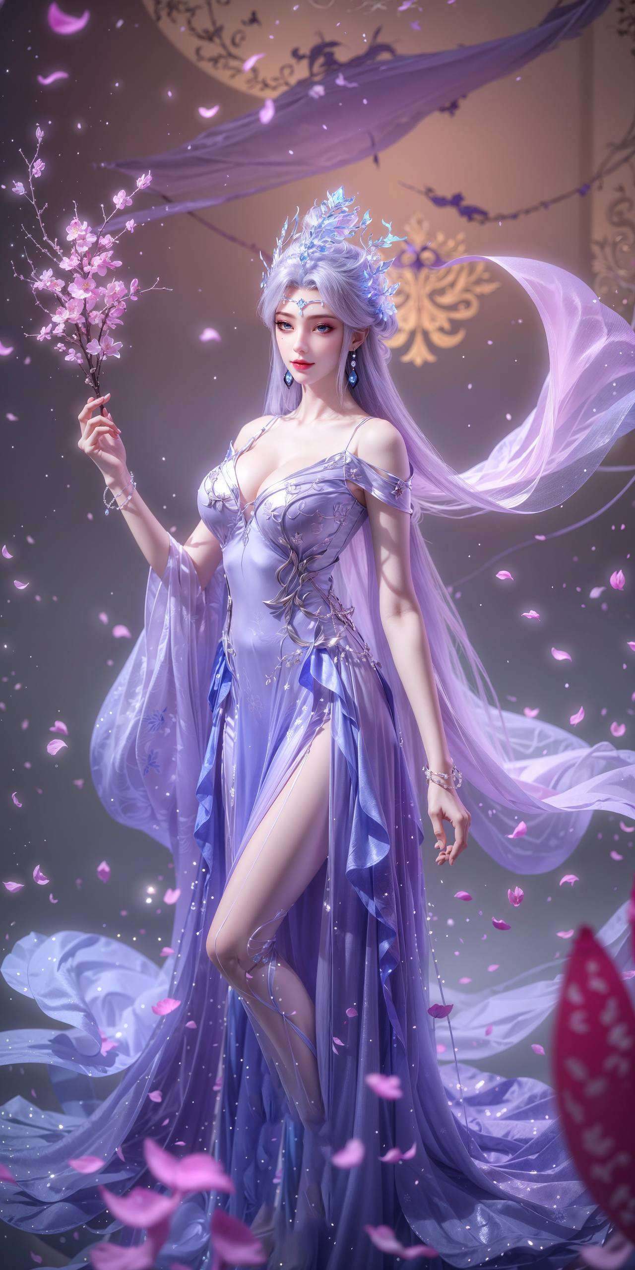 宁雨蝶如一朵清冷的白莲她的美丽