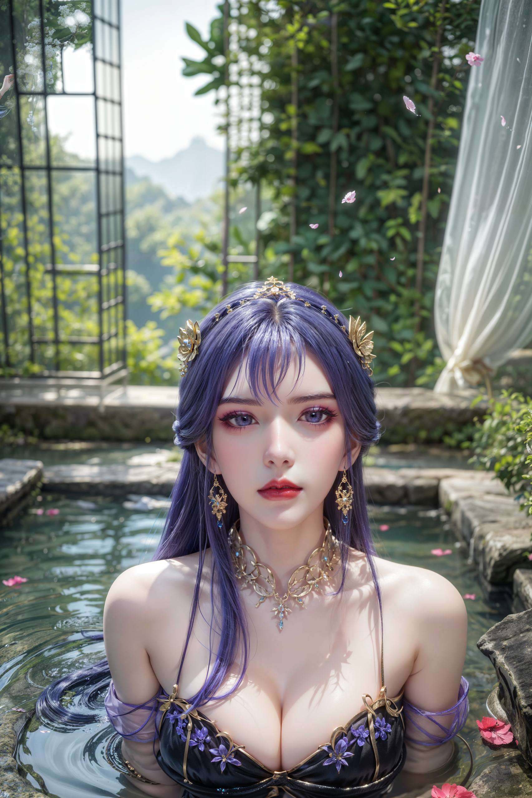 还自带玄幻光环让人忍不住想把她设为手机壁纸