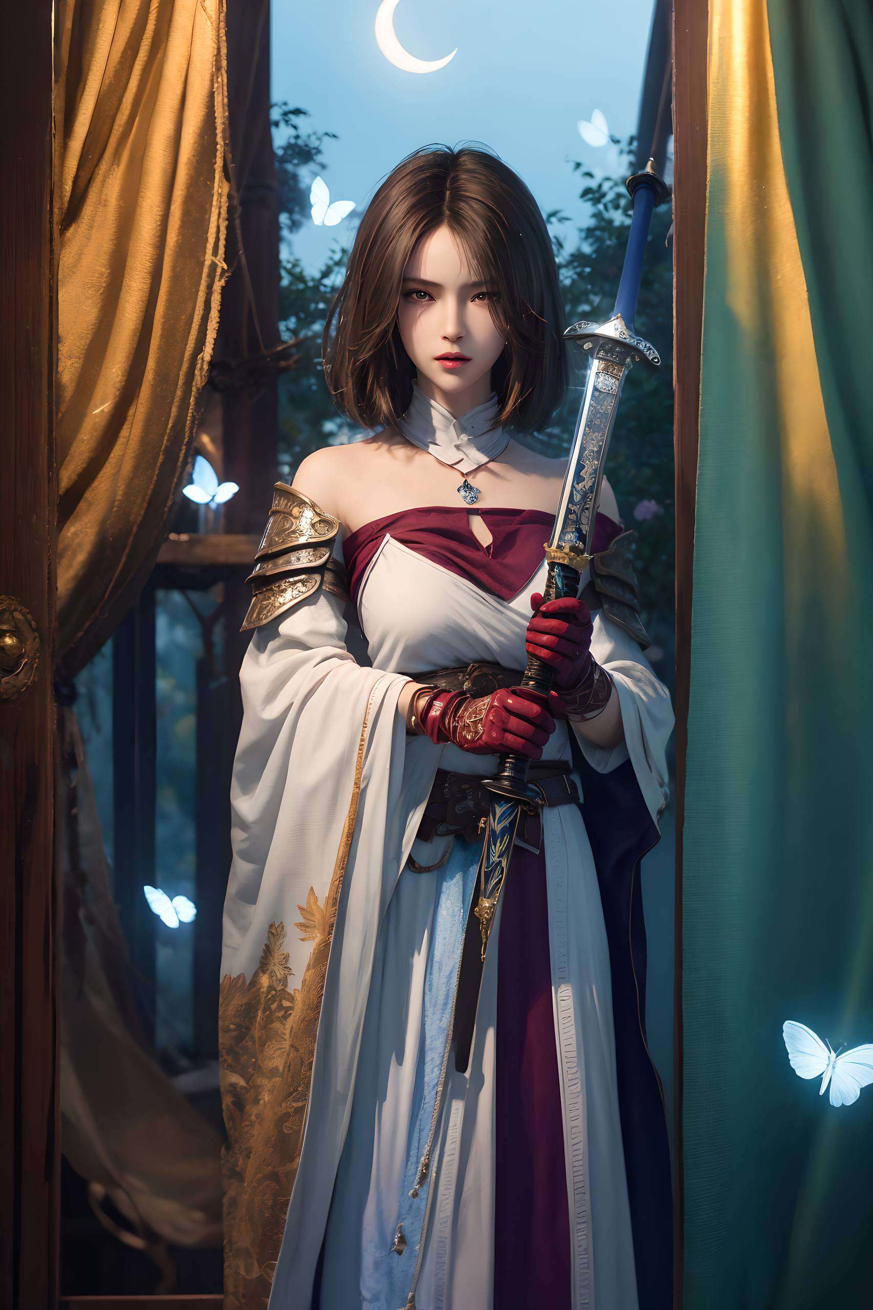 清新脱俗谓之动漫美女之翘楚也