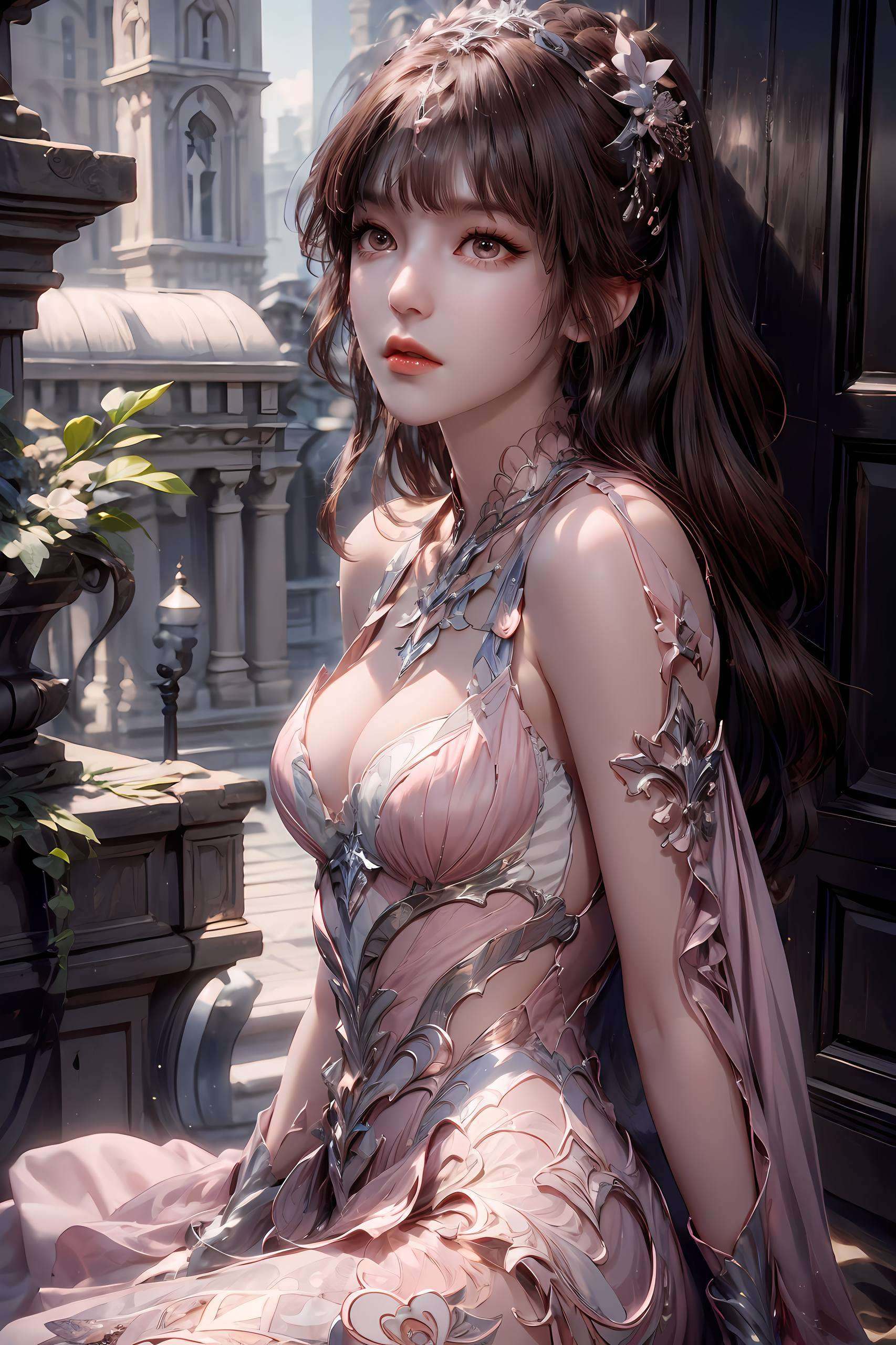 清新脱俗小舞如同一朵绽放的莲花