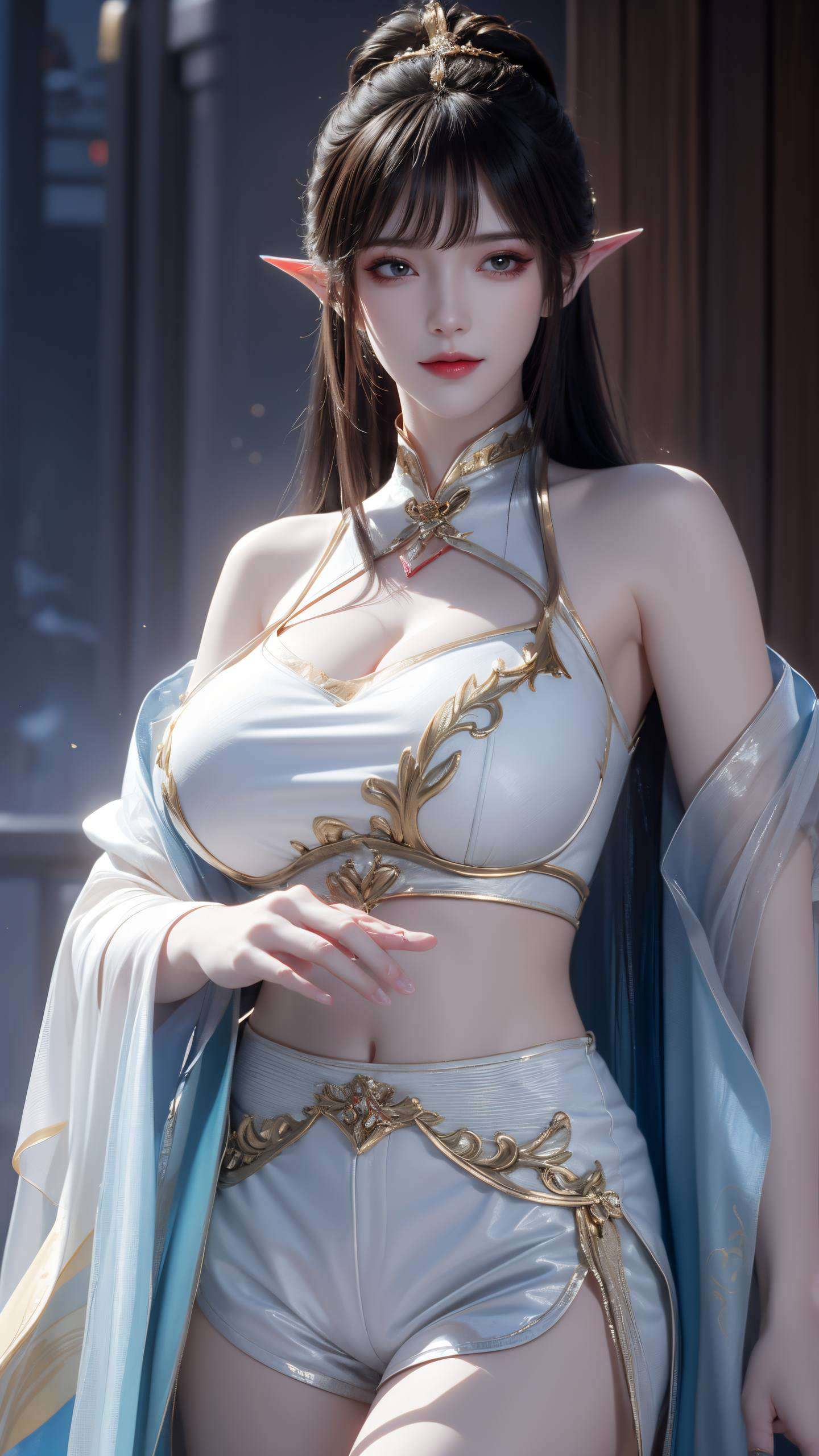 凤清儿在云端翱翔这可是斗破苍穹里的天妖凰族女神
