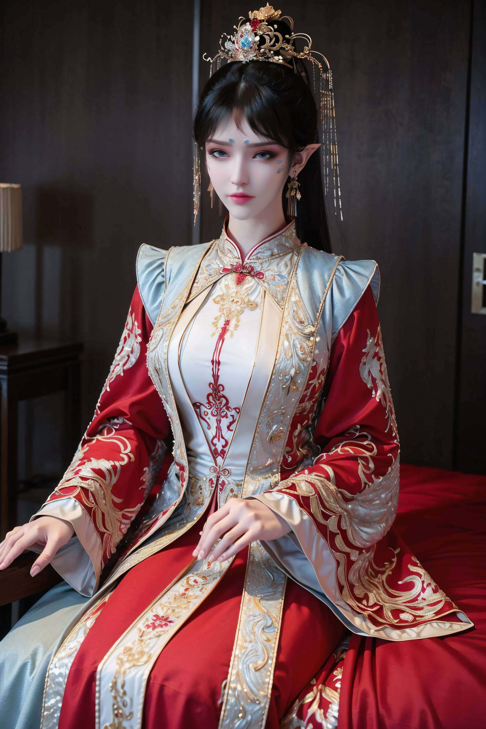 天妖凰族的骄傲无论是战斗中的英姿