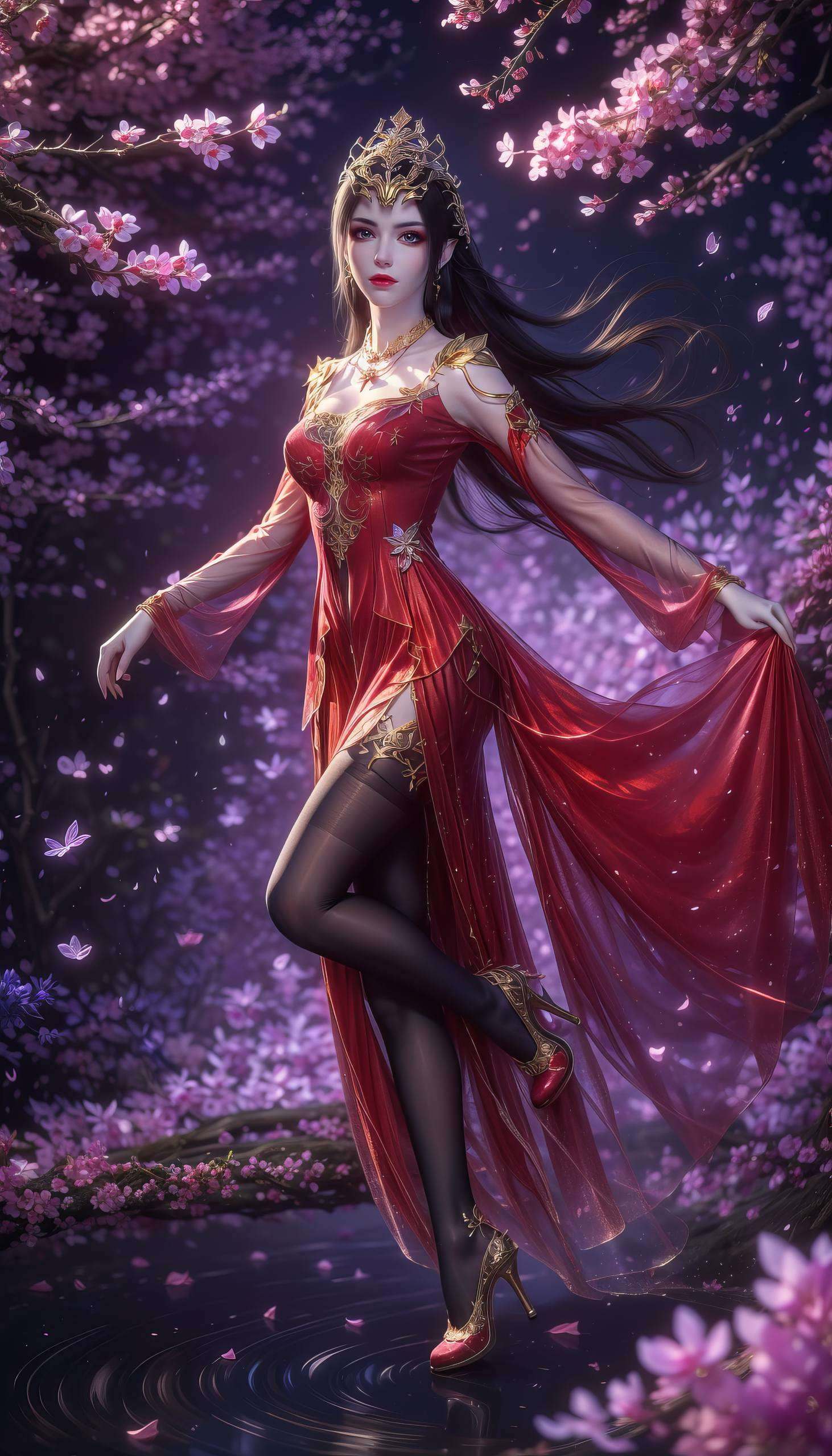 你的平板屏幕上配上她那七彩吞天蟒的炫彩鳞片