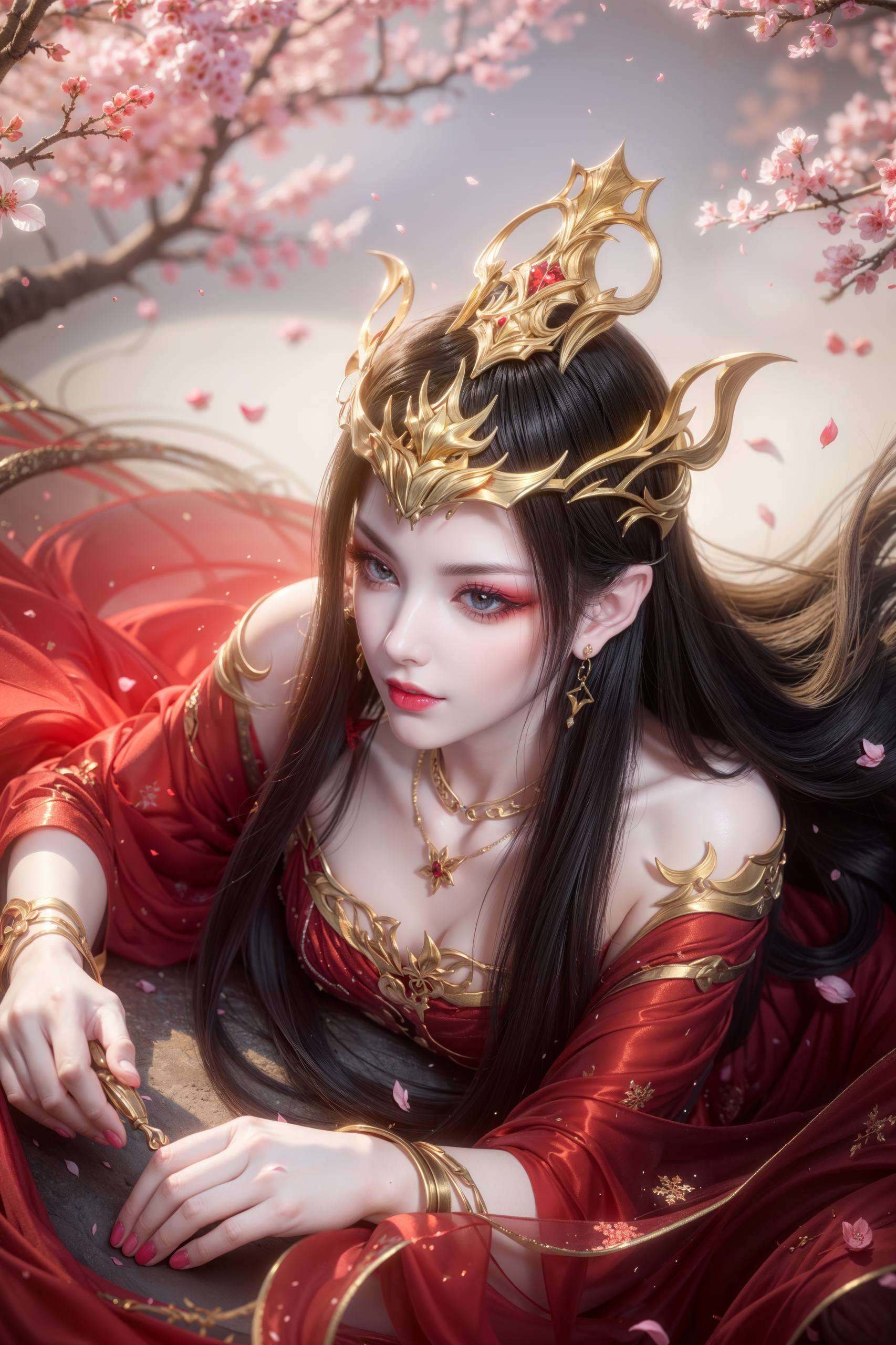 她的壁纸不仅展现了她的冷艳与高贵在斗破苍穹的玄幻世界中