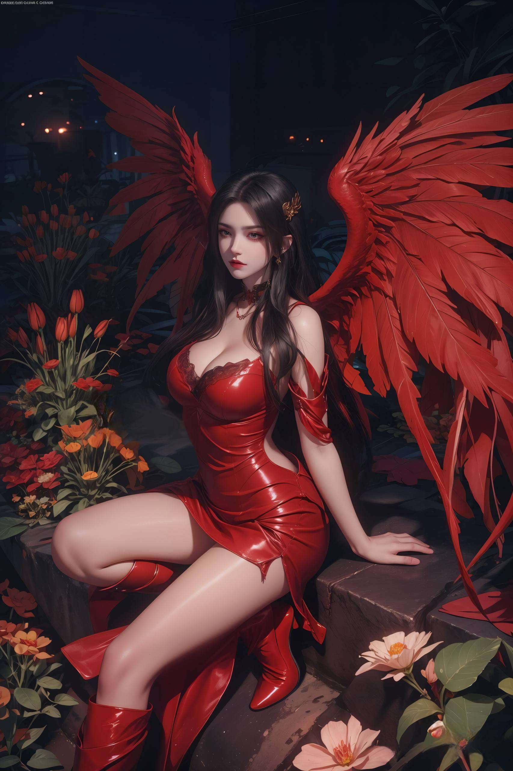 彩鳞闪烁斗破苍穹之女神也