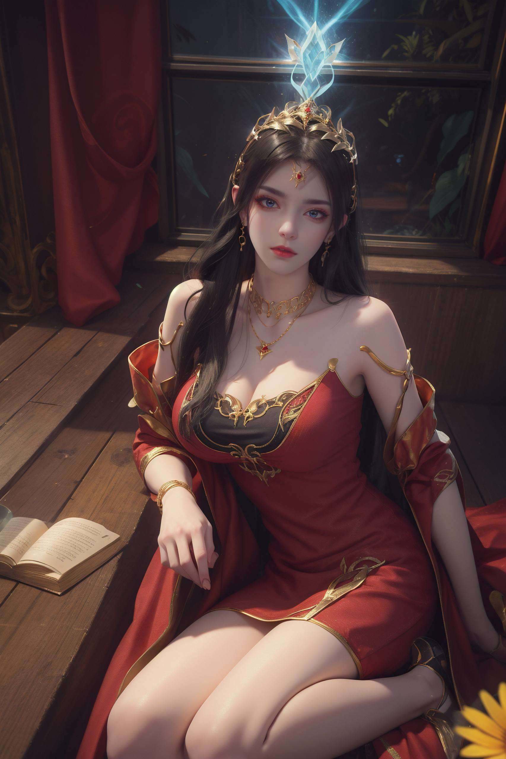 看她那七彩吞天蟒的身姿还带着一股子霸气侧漏的蛇女范儿