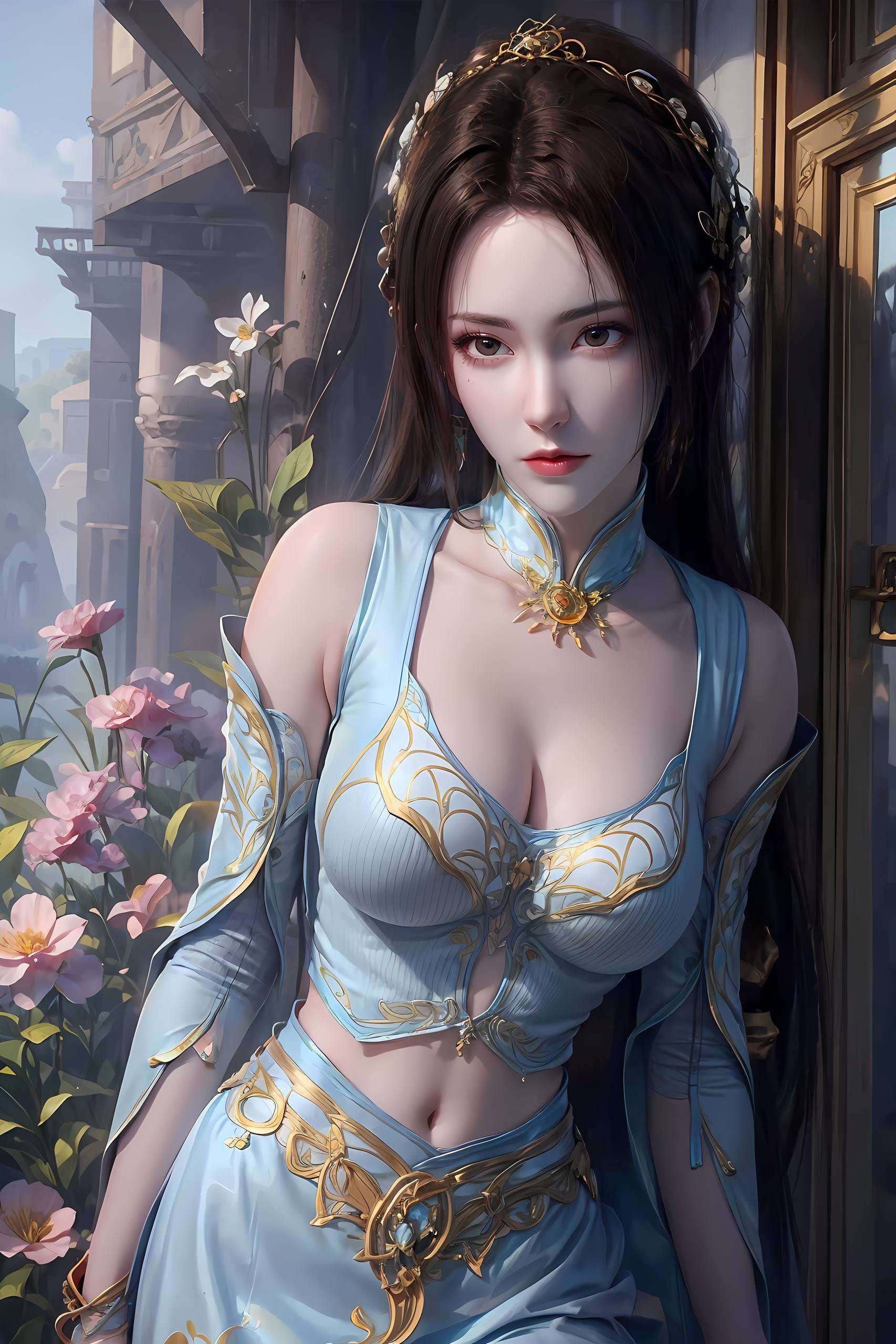 其壁纸如携仙子于掌中