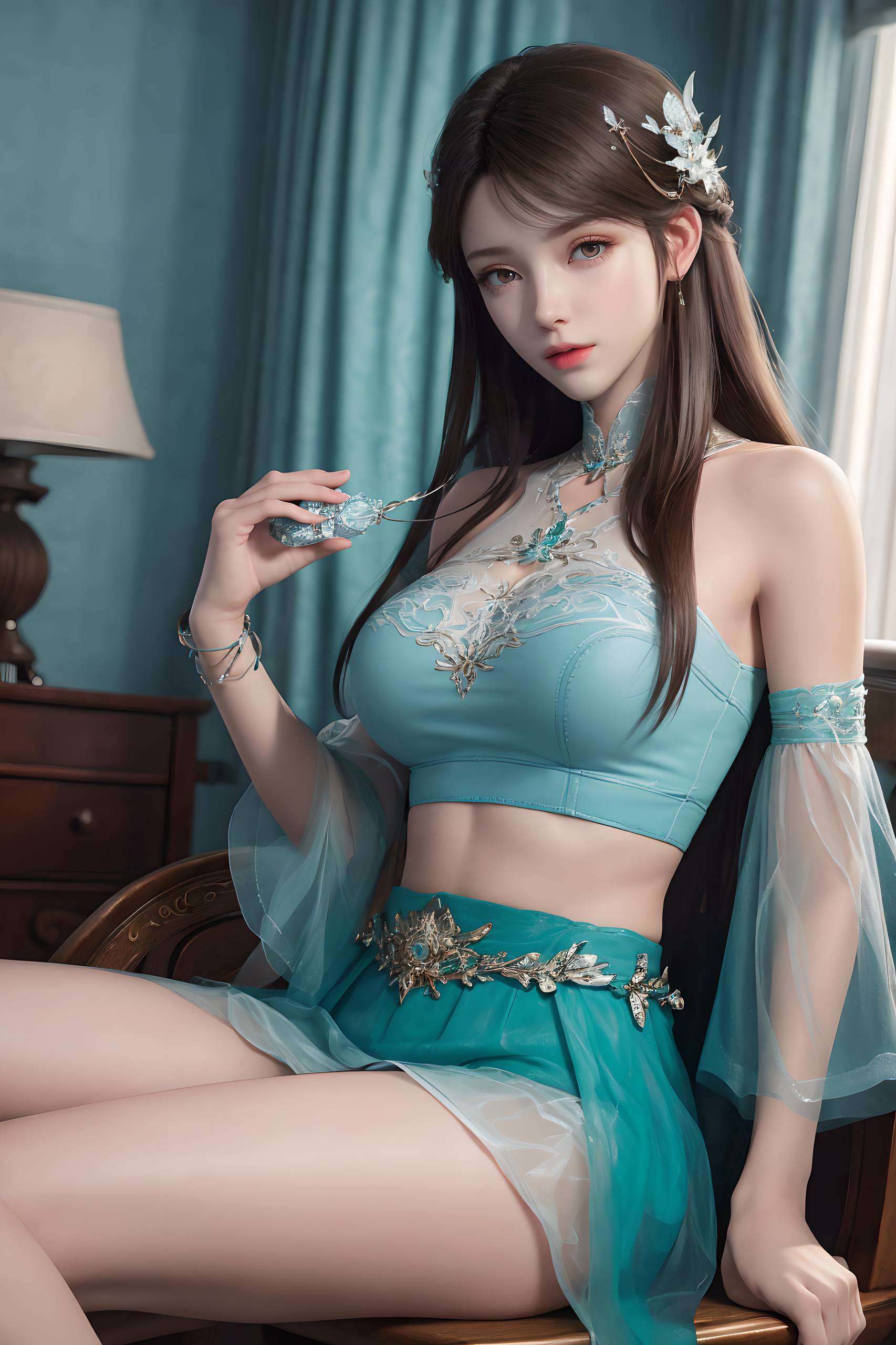 其壁纸与女神共舞