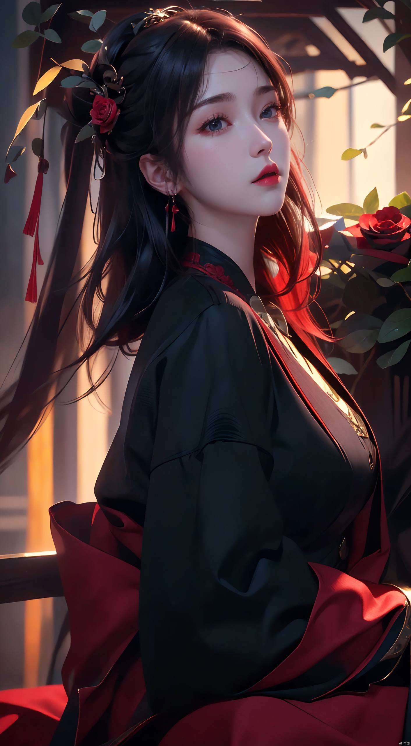 仿佛从古风画卷中走出的仙子又融入了现代的节奏