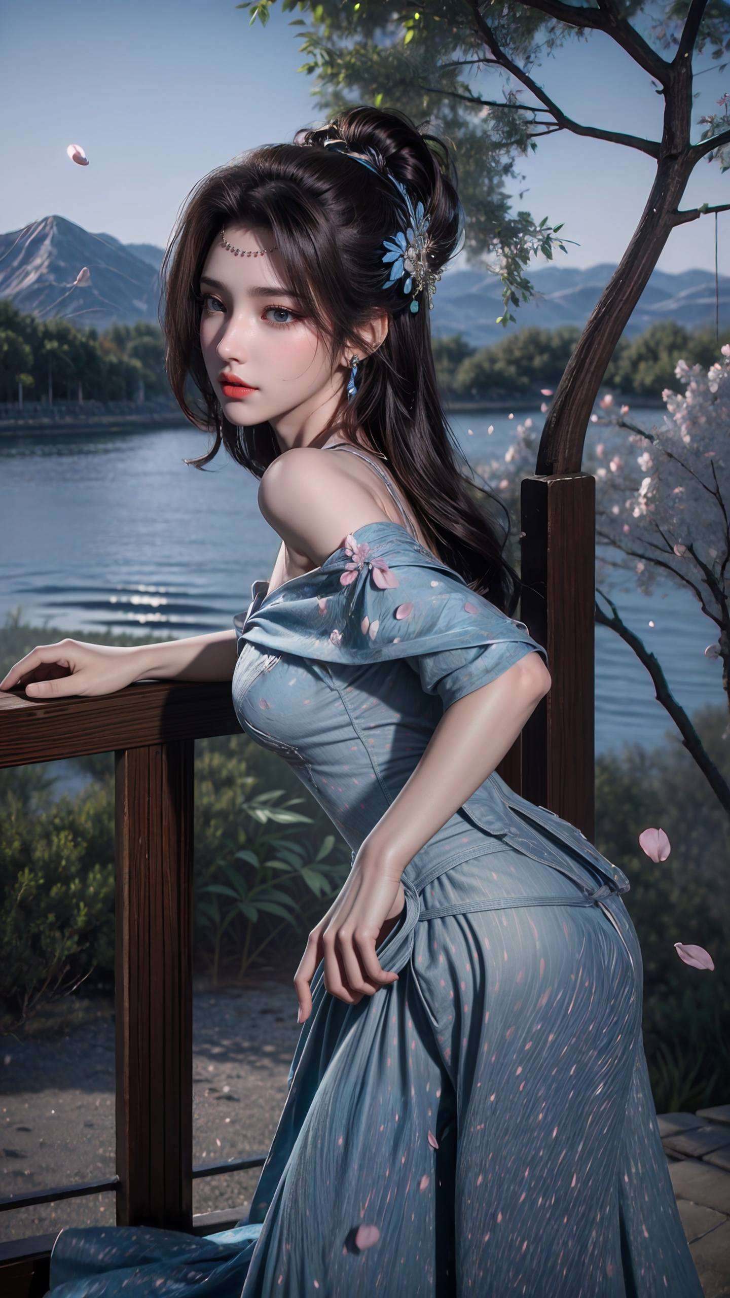 这样的壁纸不下载云韵小姐姐换上现代装