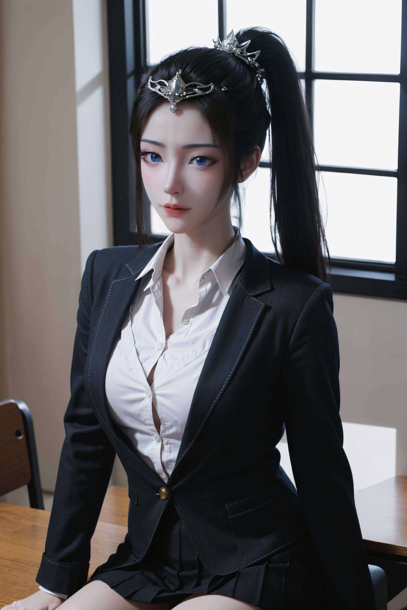 是那种让你一看就想放下手机闭目修炼的诱惑
