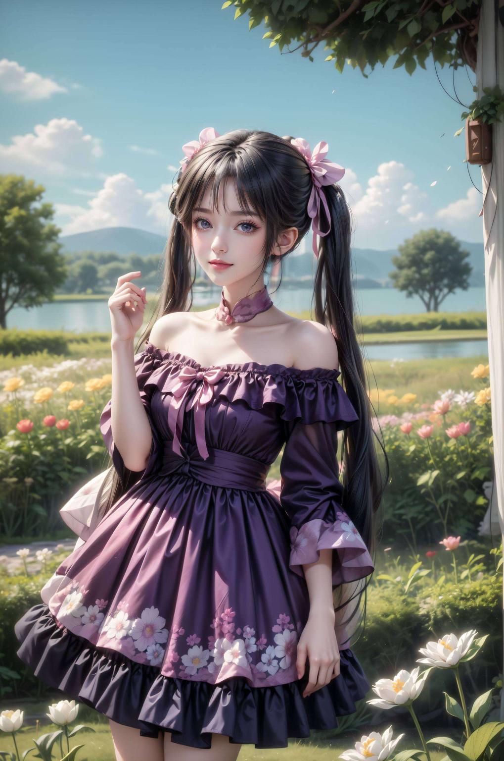 让碧瑶的温柔陪伴你的每一天背景细腻入微