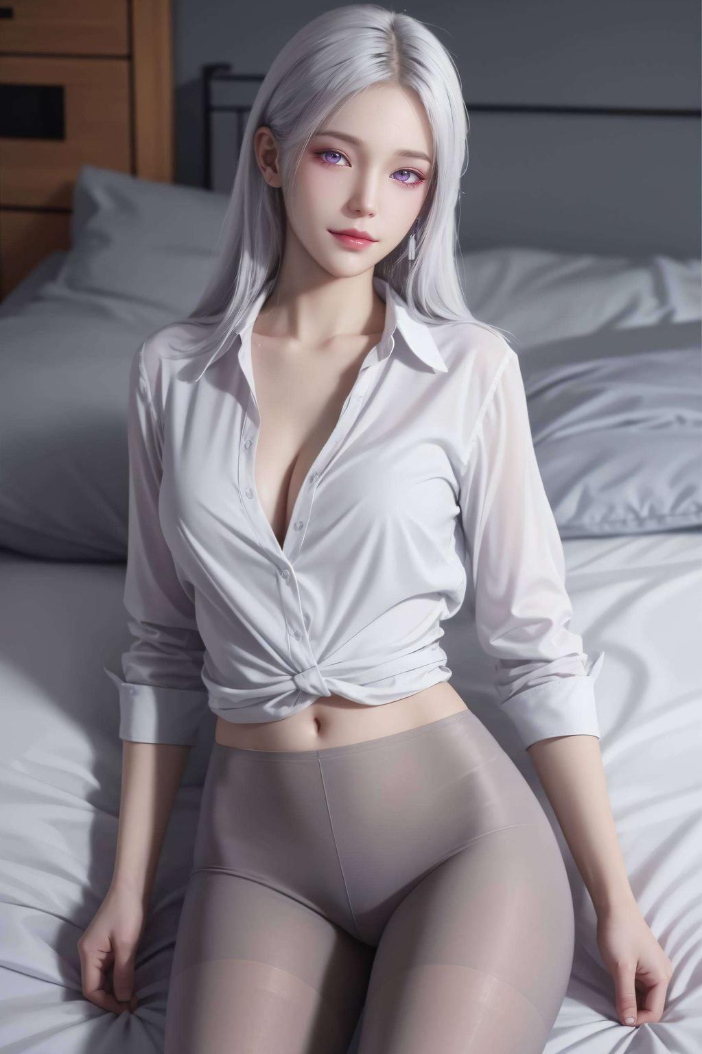 AI国漫美女建筑2560p壁纸更融合了古典与现代元素