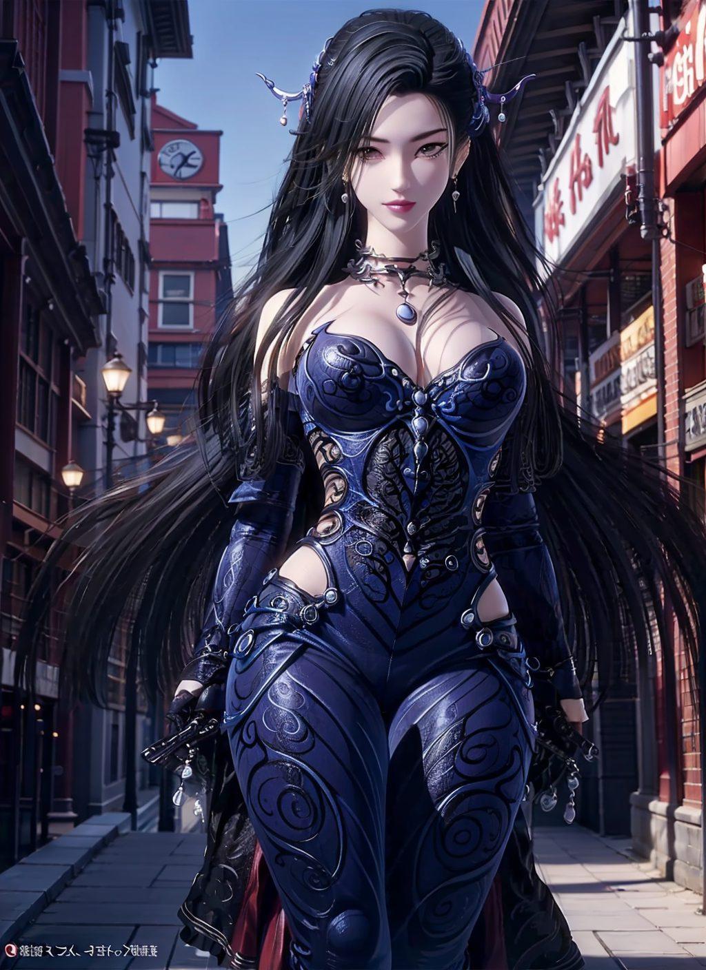 这款潮女妖原图壁纸轻松更换