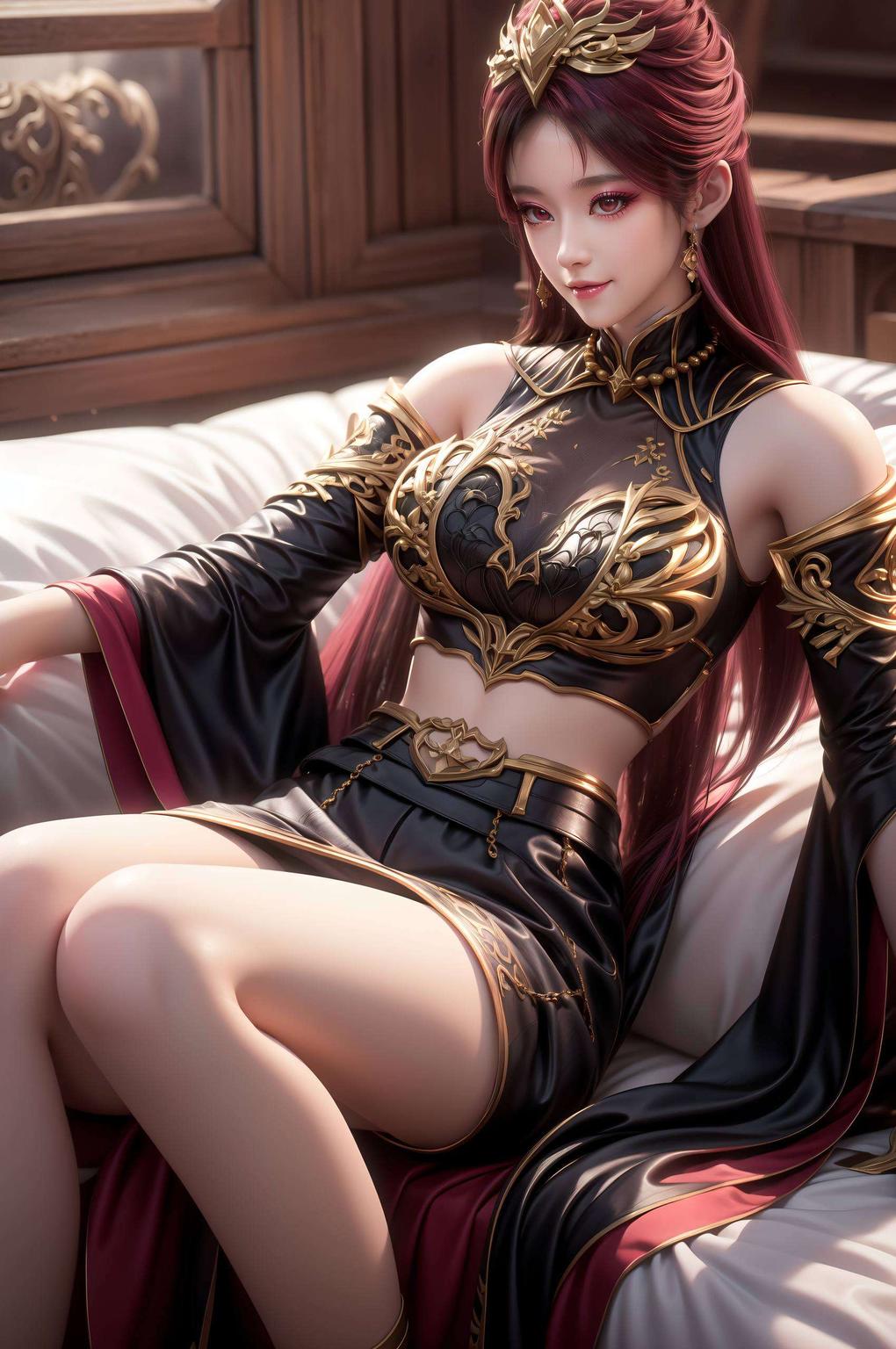 毒血夫人宛如一朵盛开的花朵