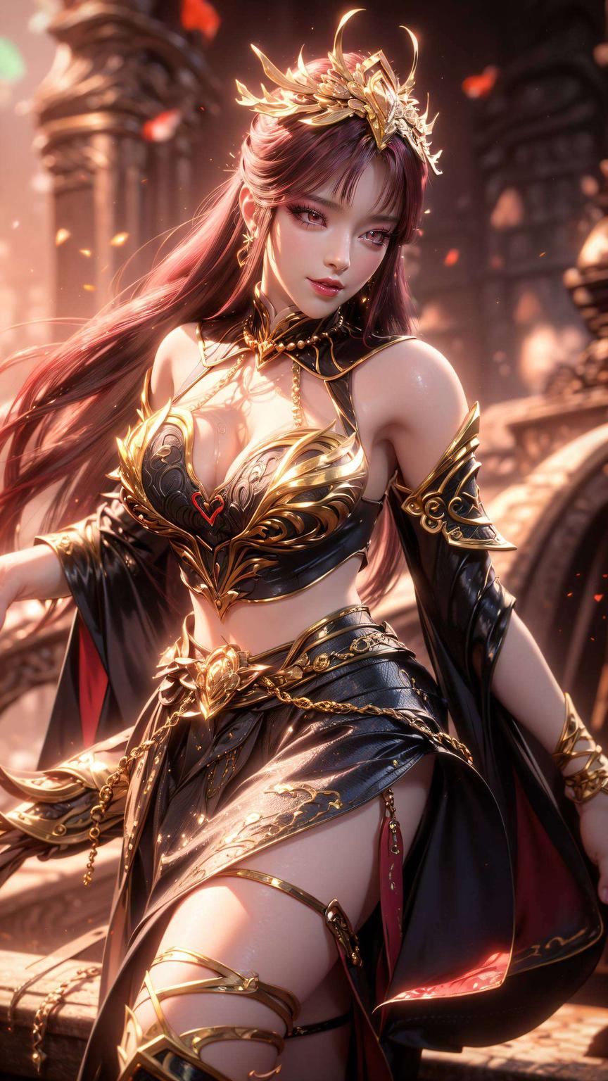 让我们一起感受这位毒血夫人的魅力吧！哑光安卓锁屏壁纸