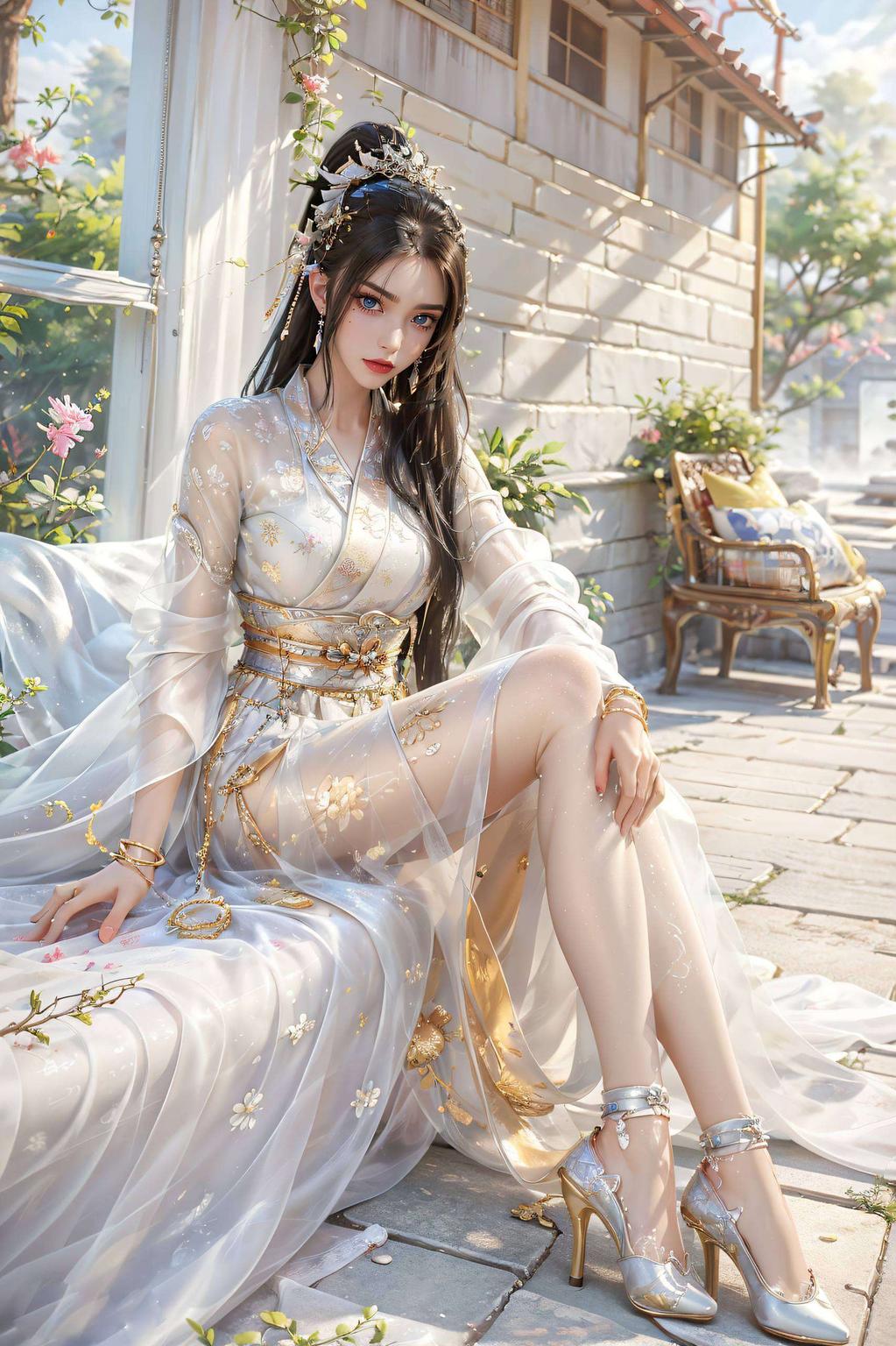 4K超高清的细腻质感永生方清雪的国漫女神形象