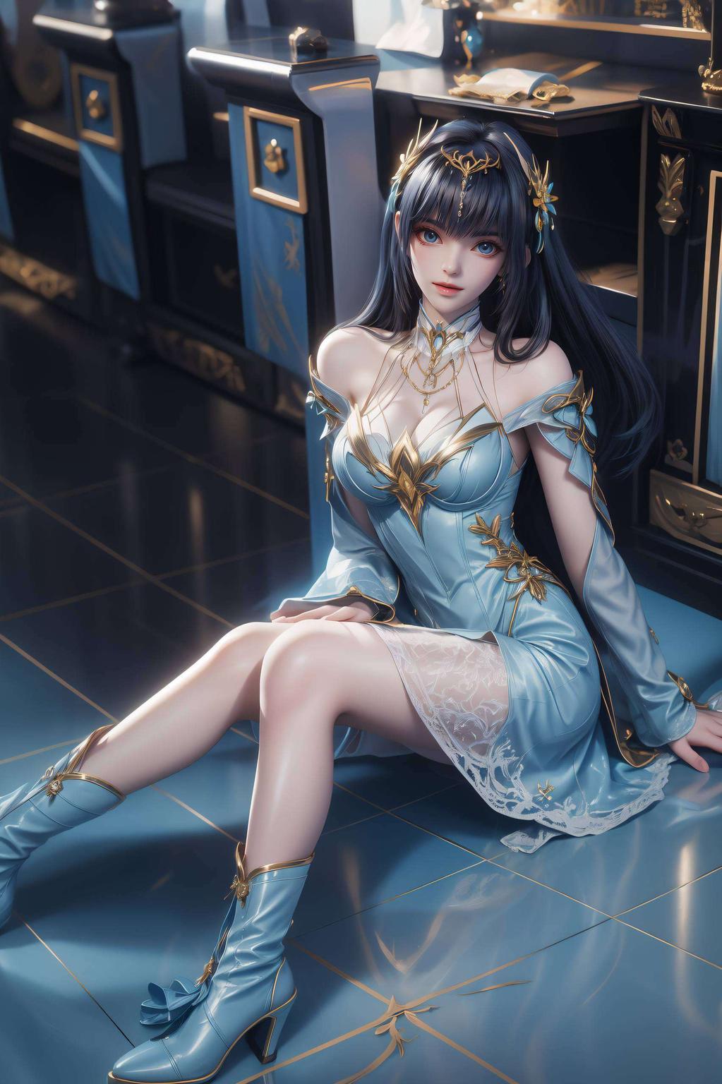 让她的灵动身姿跃然屏上鲜明的色彩