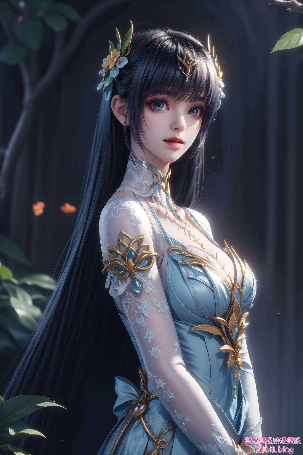 这款壁纸都能让你的桌面焕发新的活力高清的棋盘格背景与她的柔美形象相映成趣