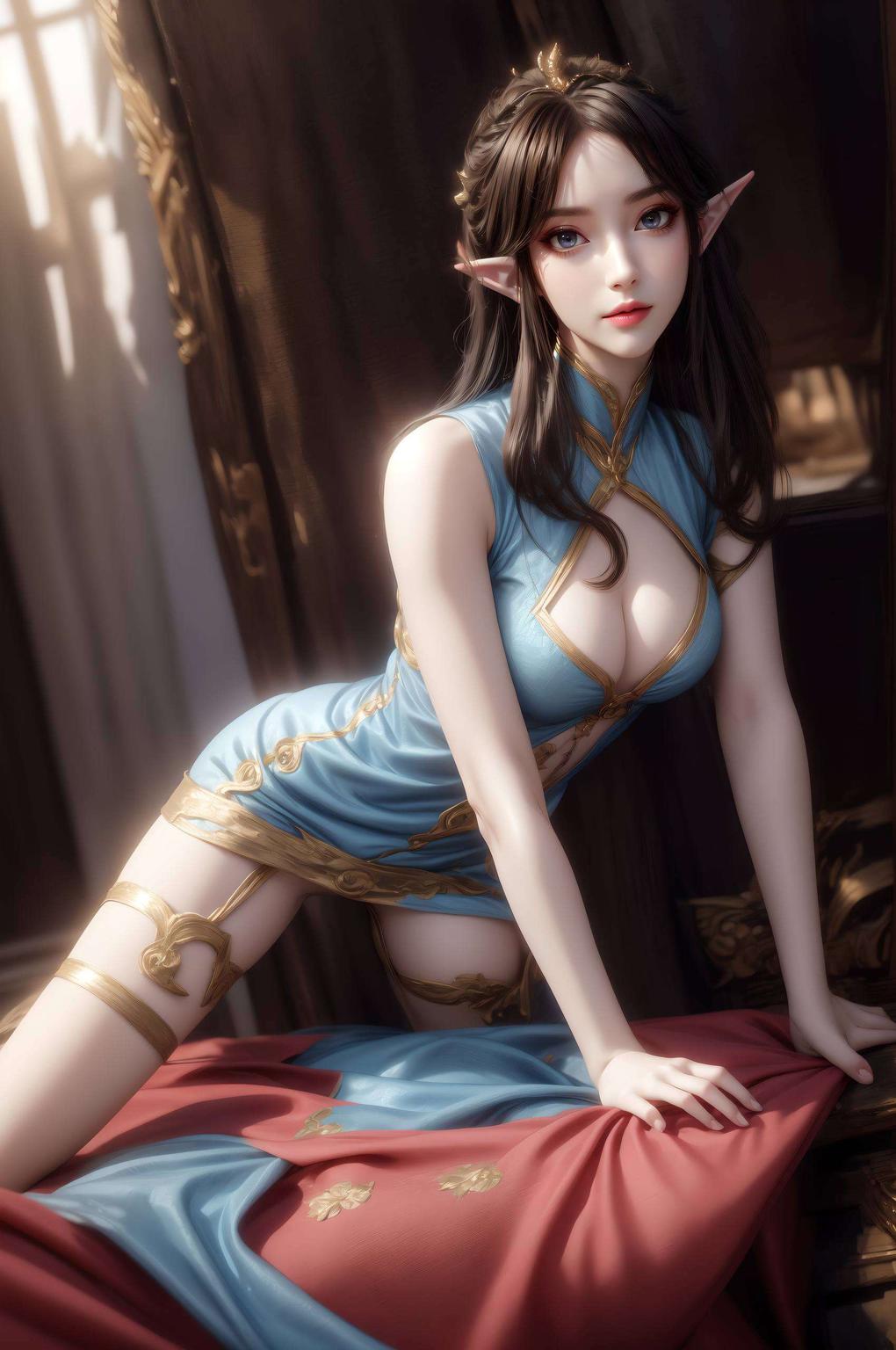 这幅壁纸动态呈现了国漫美女凤清儿的绝美风华又带着现代潮流的韵味