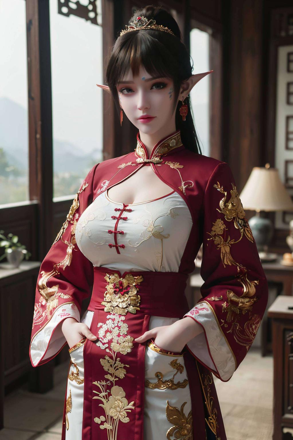 特别高清極簡桌佈苹果AI美女简约而不失优雅