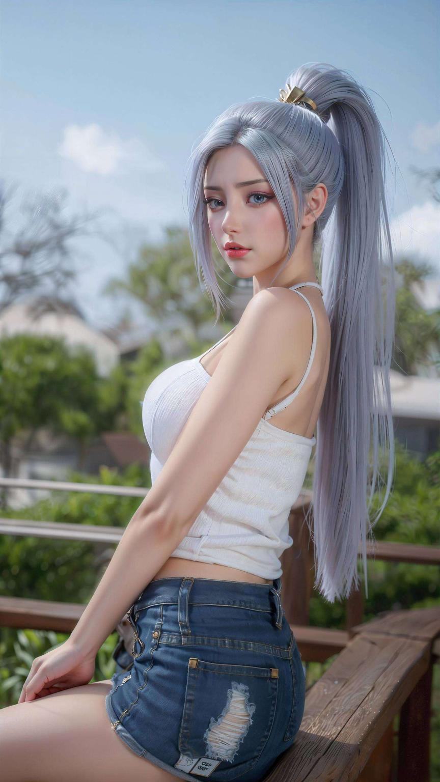 让你领略国漫之美4K超清美女高清盛宴！AI绘画全屏点阵平板国漫风