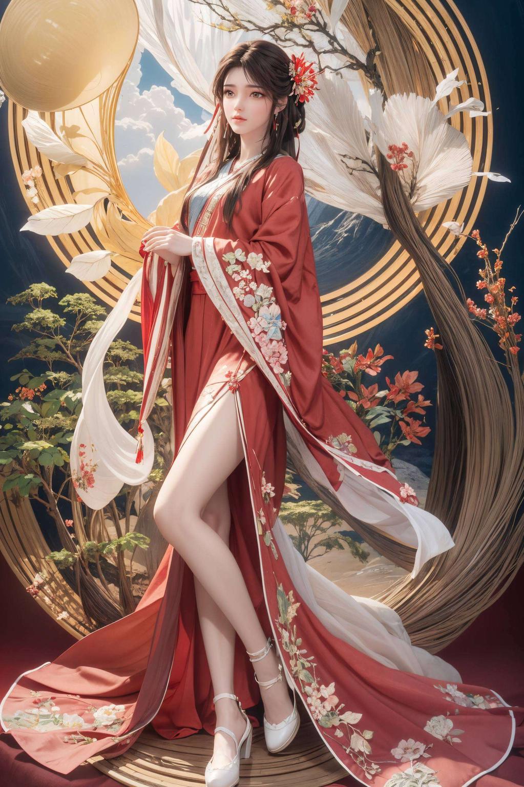 在这绚烂的艺境中细腻的笔触