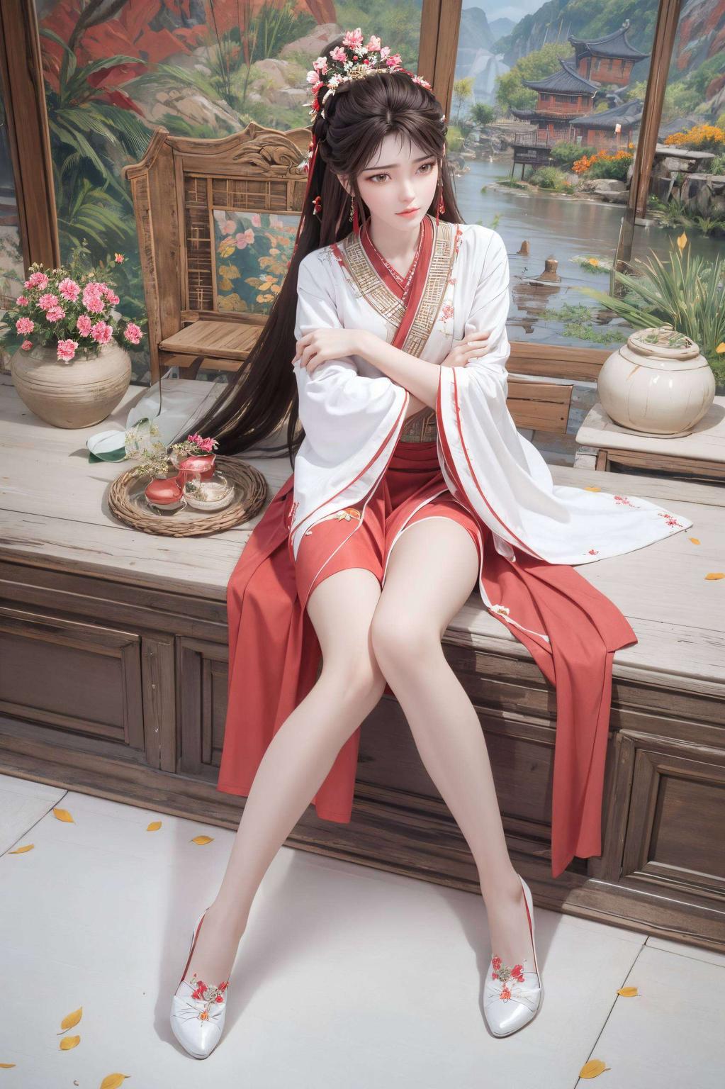 这款【AI国漫女主完美像素iPhone国漫女神AI】高清壁纸将AI火灵儿的灵动魅力完美呈现