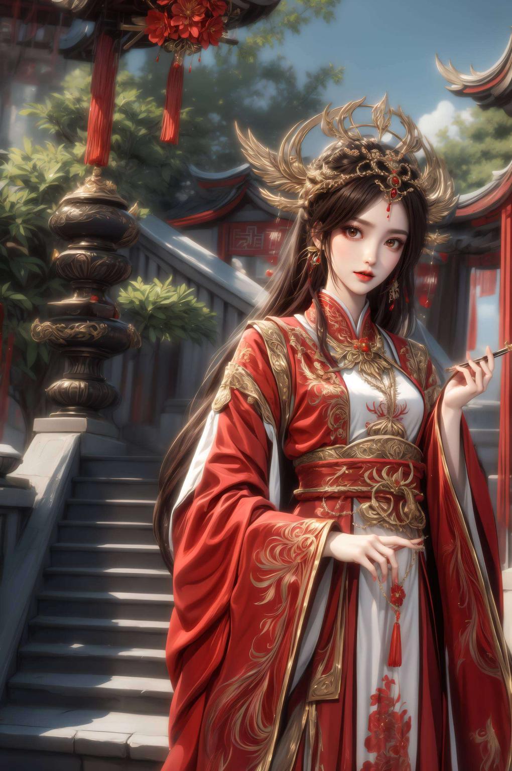 高清壁纸图片让火灵儿的灵动风采点亮你的手机屏幕！