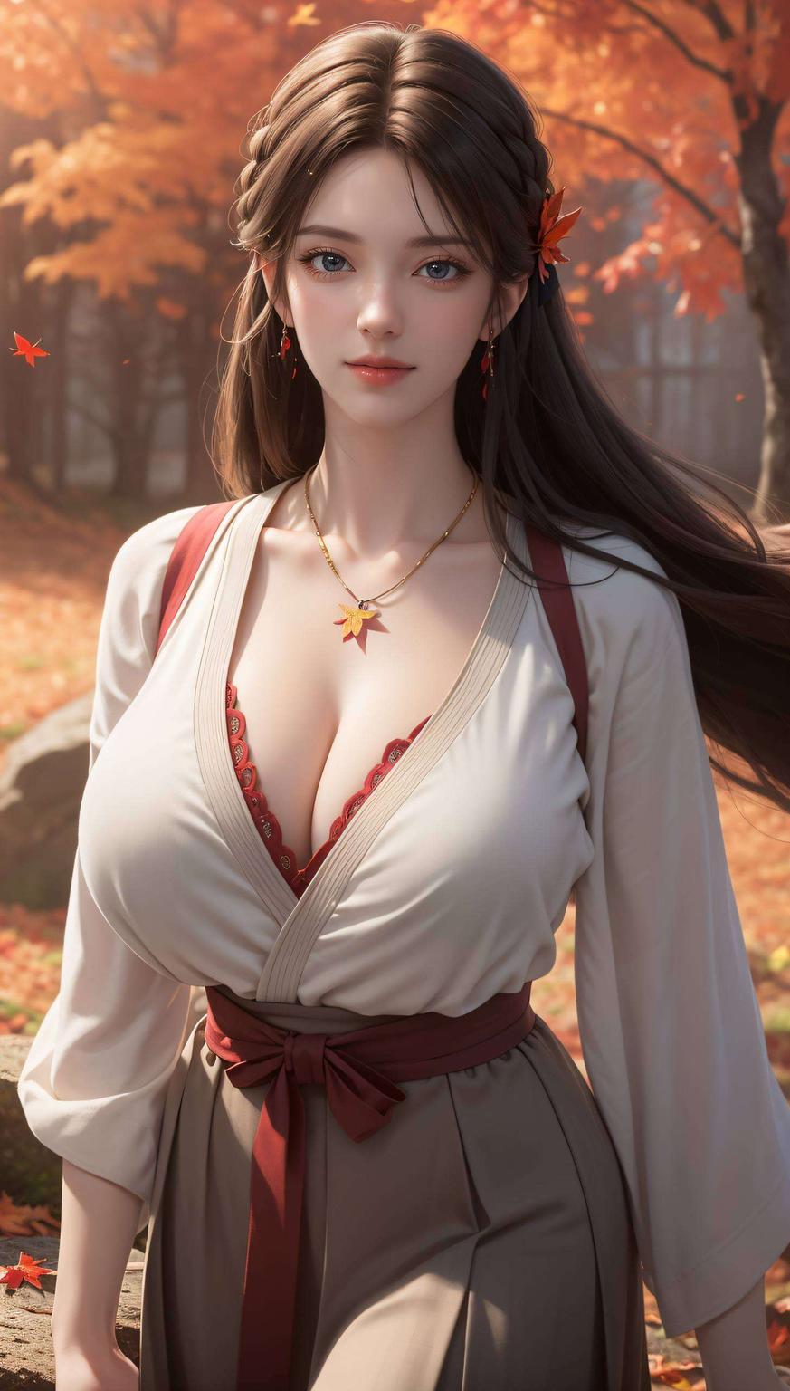 她的灵动身姿与立体苹果锁屏壁纸完美融合穿梭于火桑林间的火灵儿