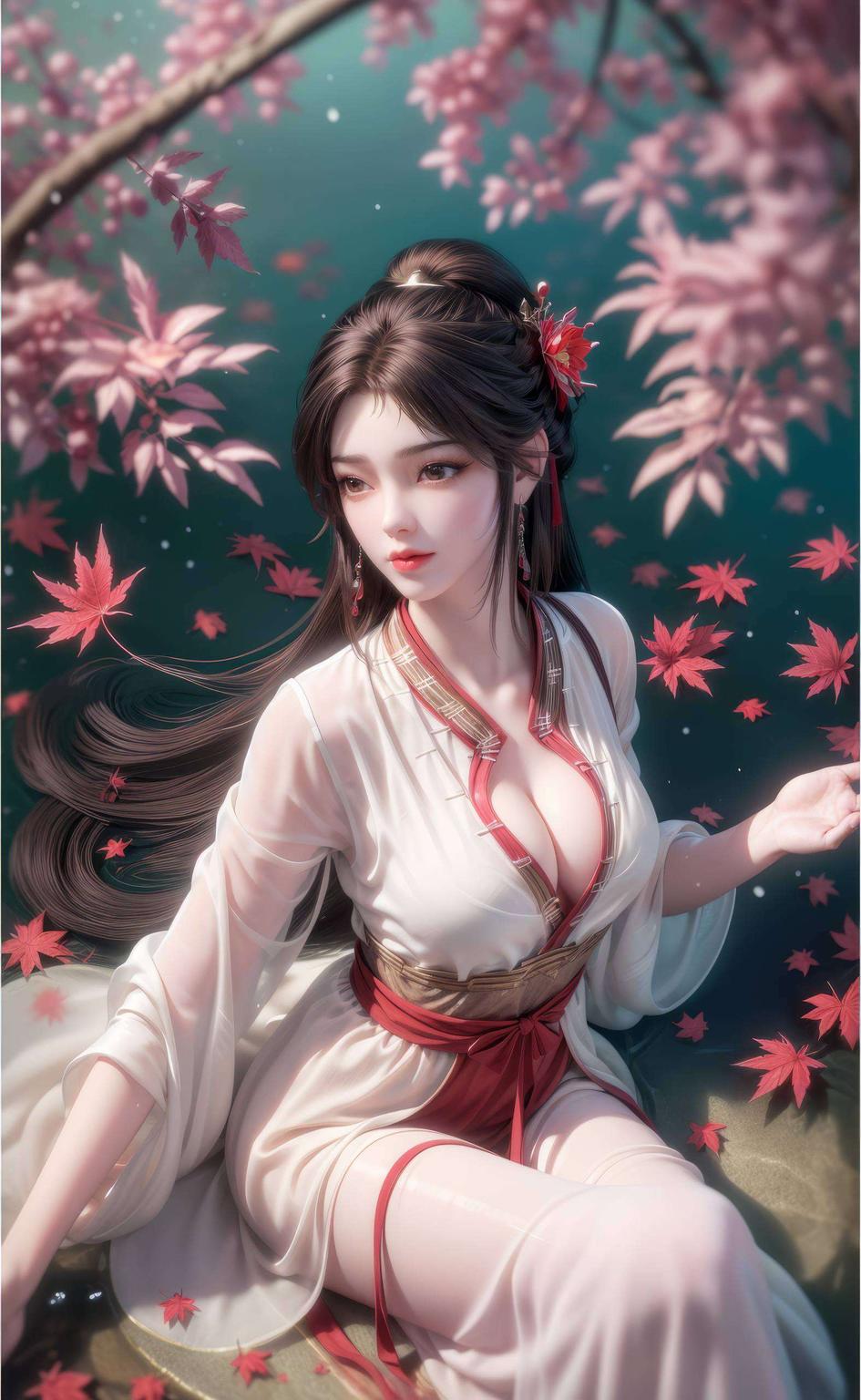 这第一版高清壁纸都仿佛是从Ins风滤镜中走出的国漫美女