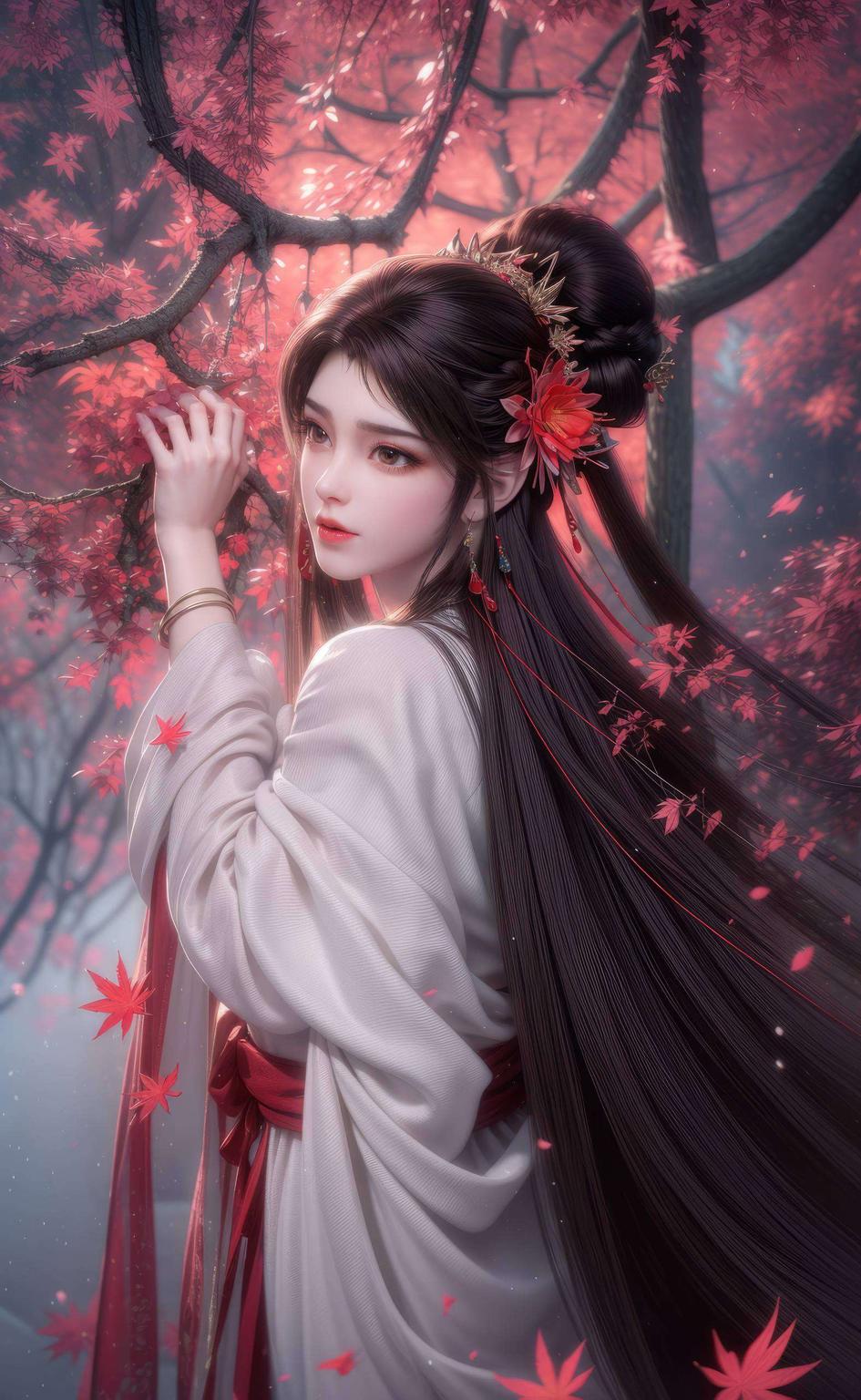 犹如仙境中的精灵上界火灵儿翩翩起舞