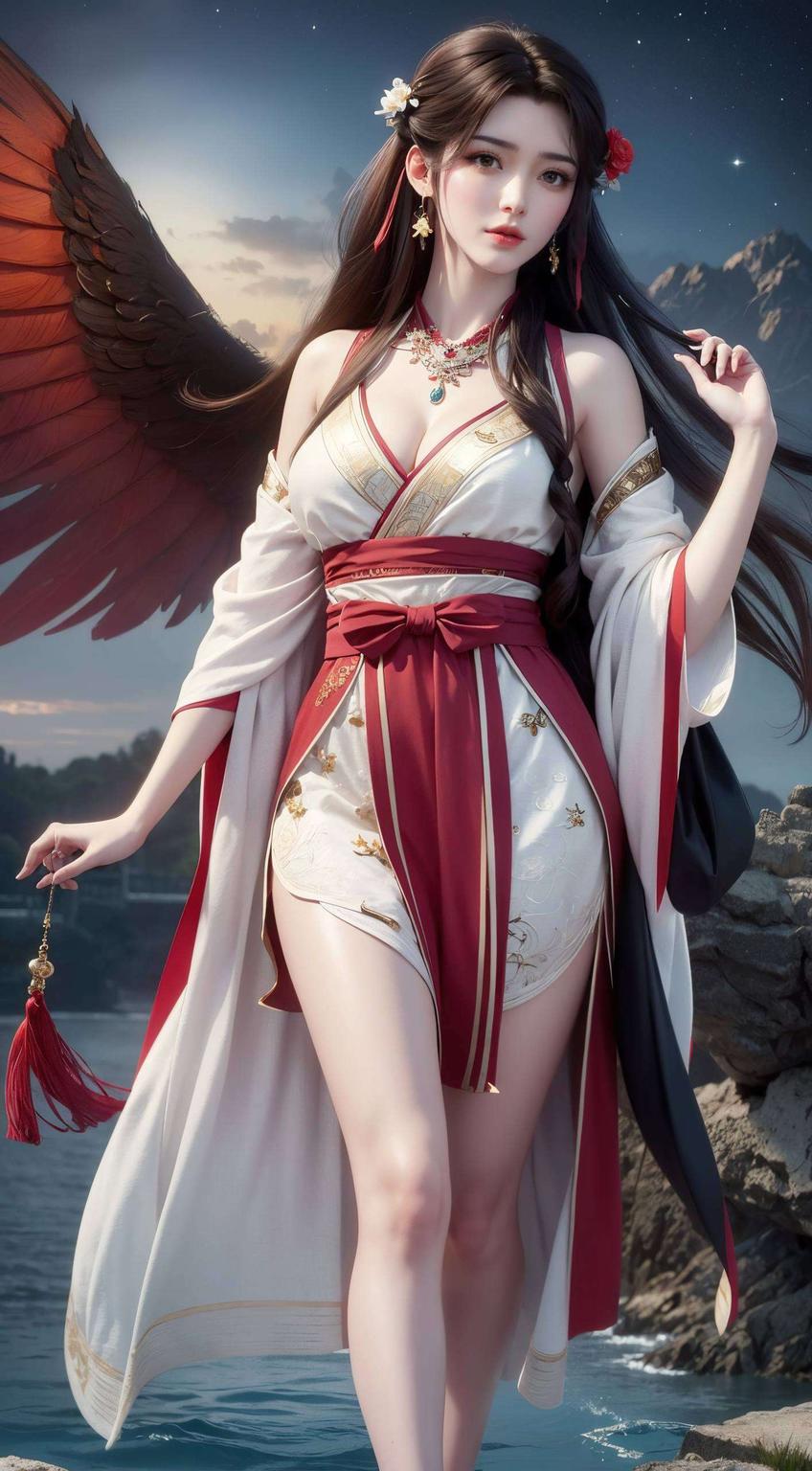 火灵儿灵动飘逸在细腻的笔触下