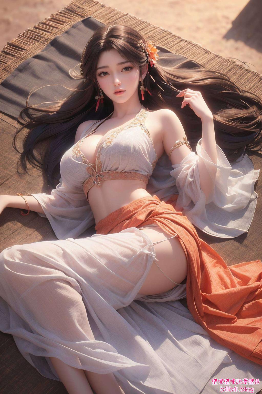宛如一幅精美的画卷绿色极简苹果简洁壁纸