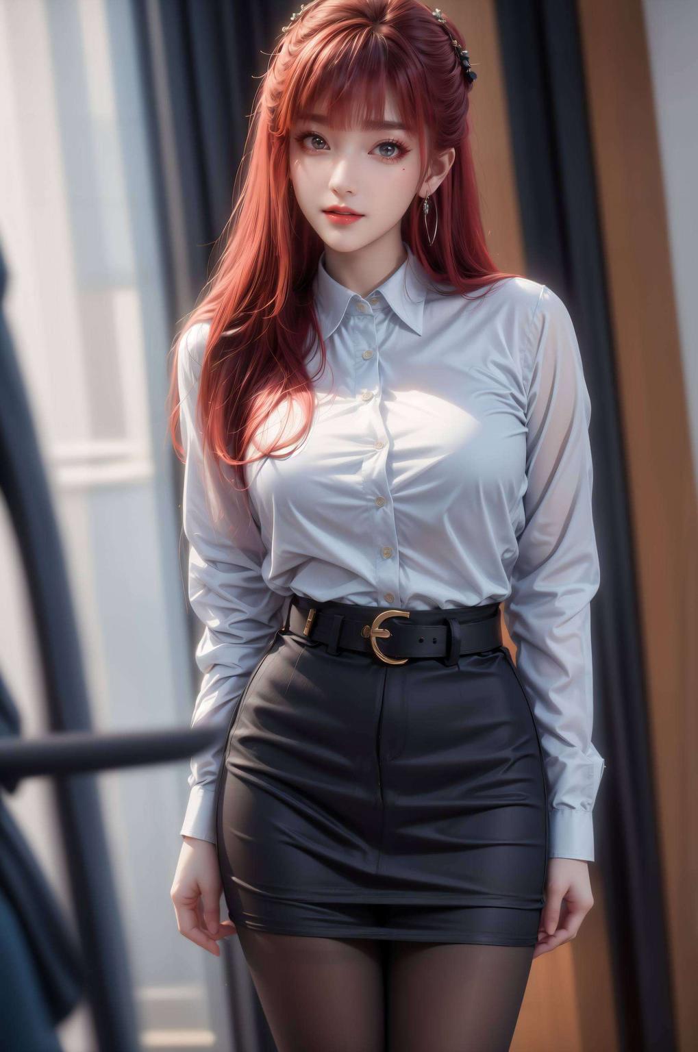融合了AI素材的细腻笔触这款古风国漫美女壁纸