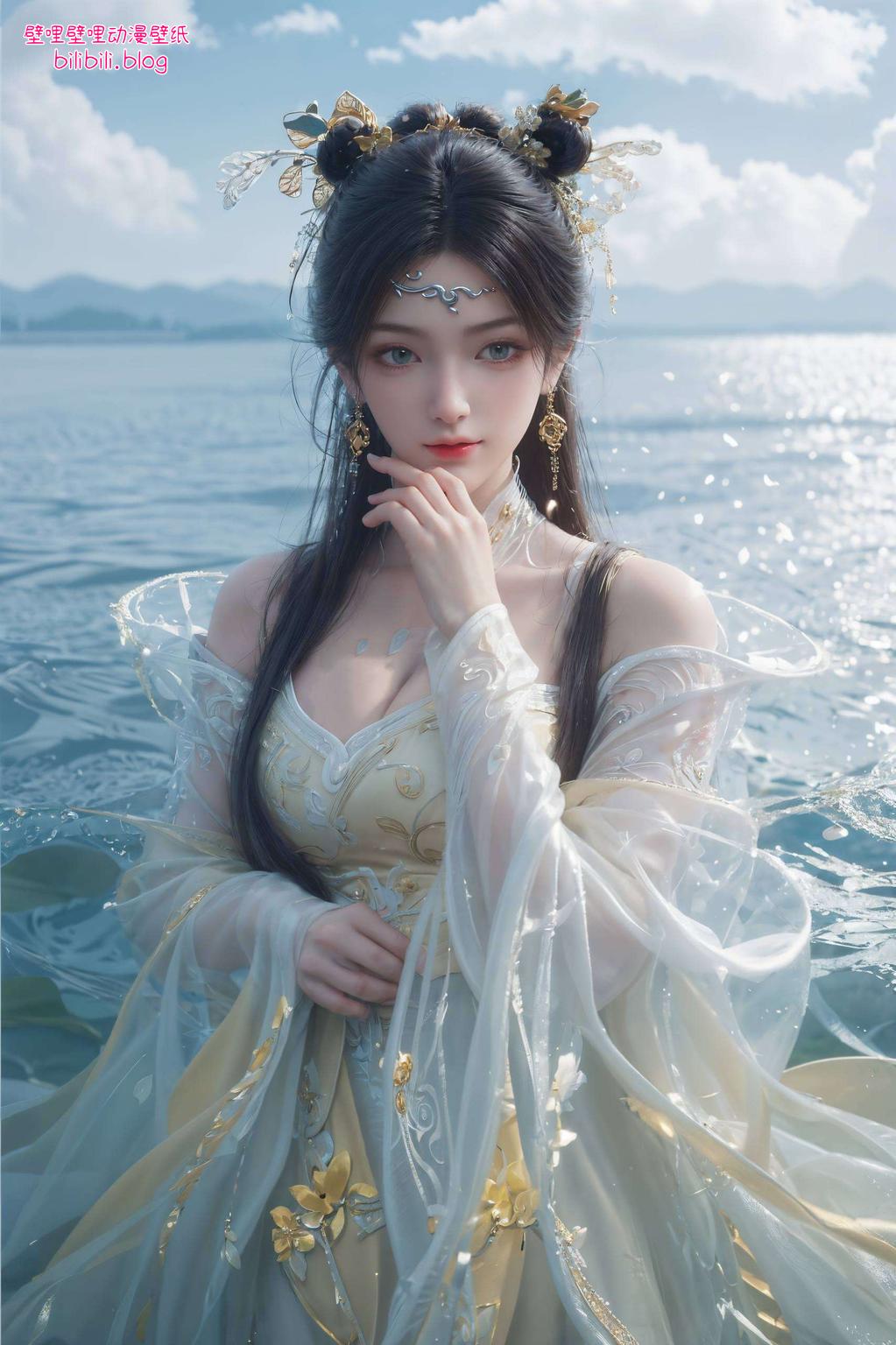 仿佛从画中走出金瓶儿