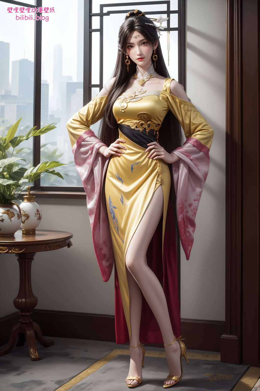 这位国漫界的女神以其独特的魅力和高清壁纸的精致呈现
