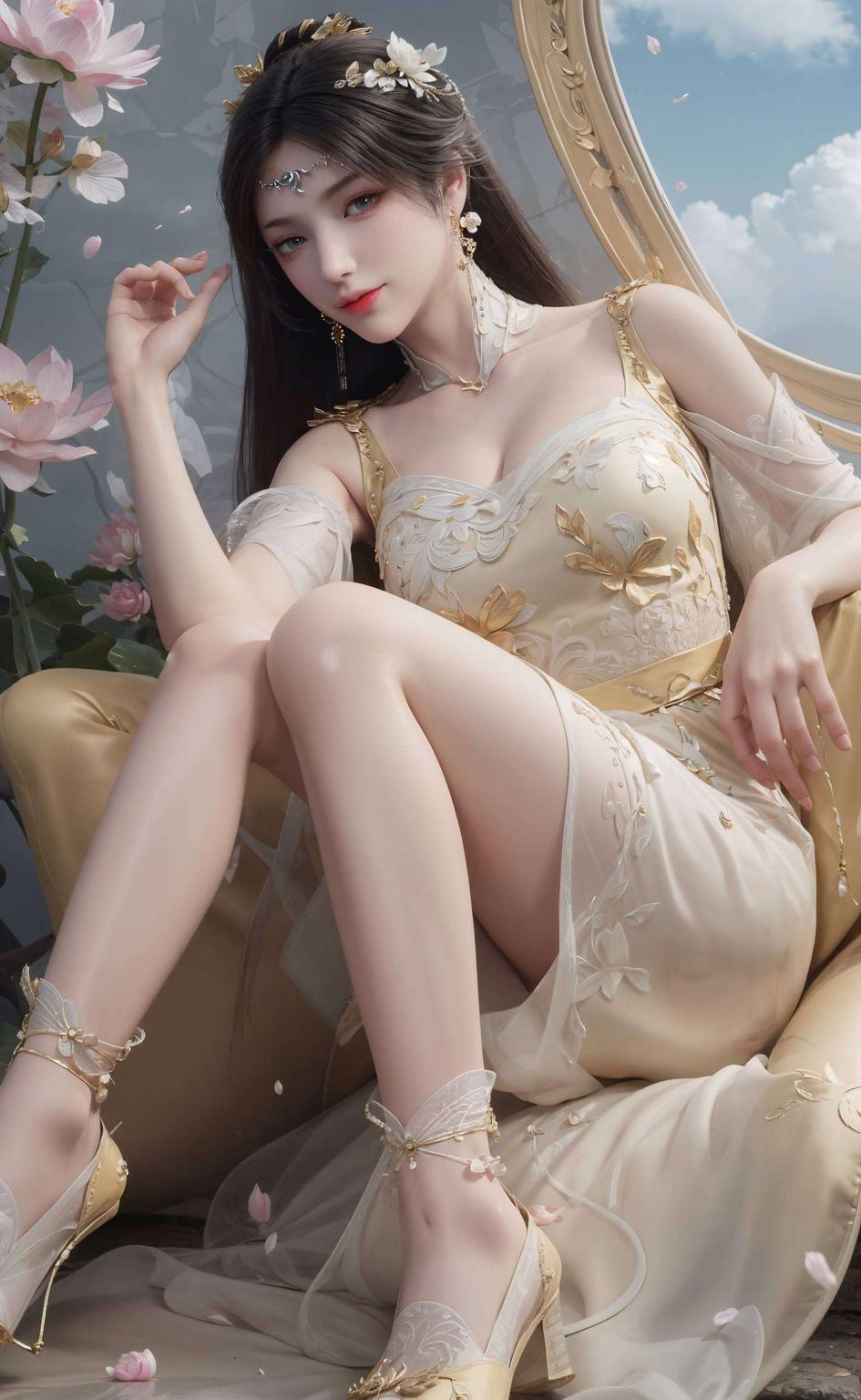 细腻描绘将国漫美女金瓶儿变为你的动态壁纸