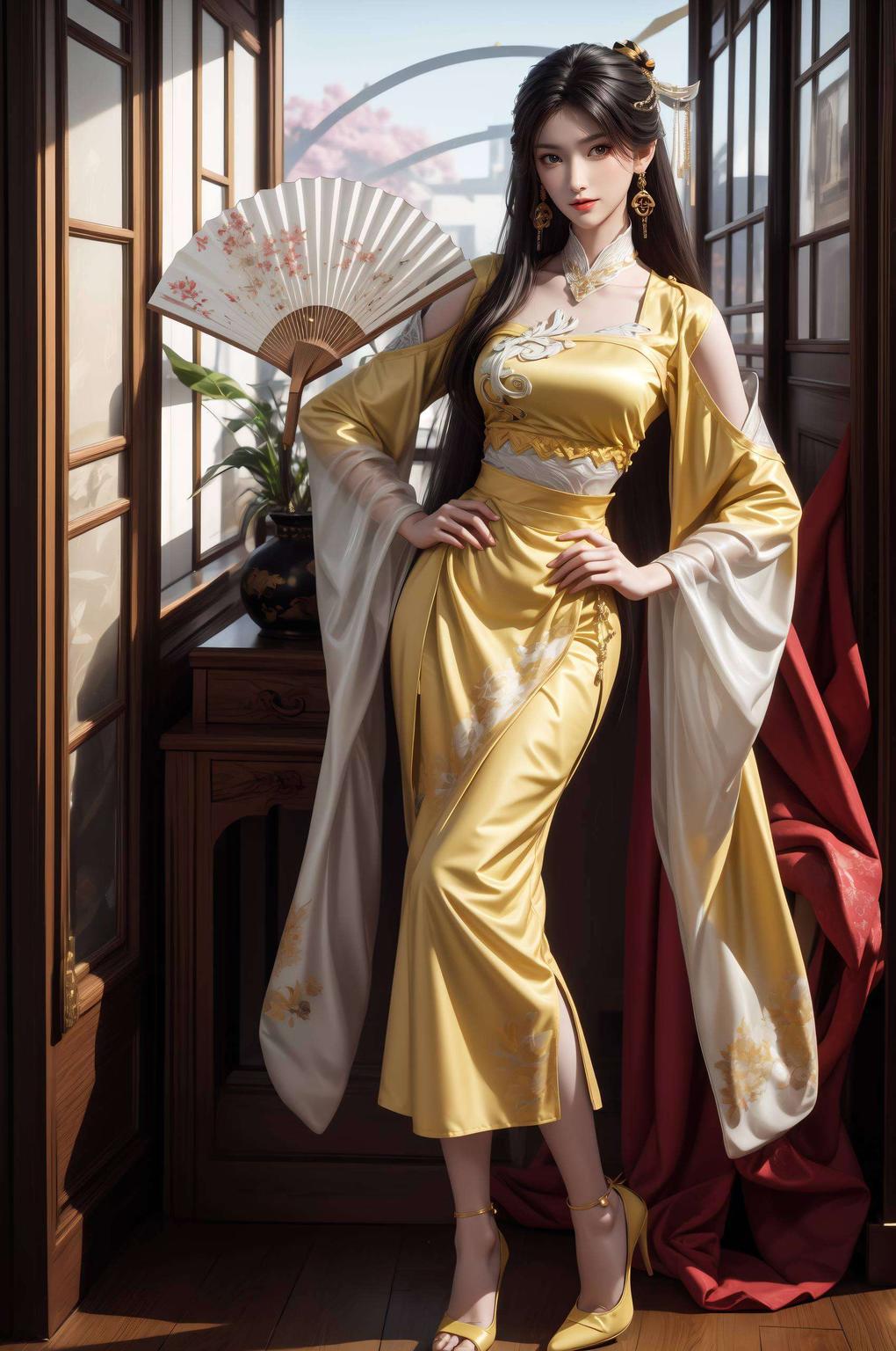 带你领略古典美与现代科技的完美融合让这位国漫女神陪伴你的每一个工作与休闲时光吧！