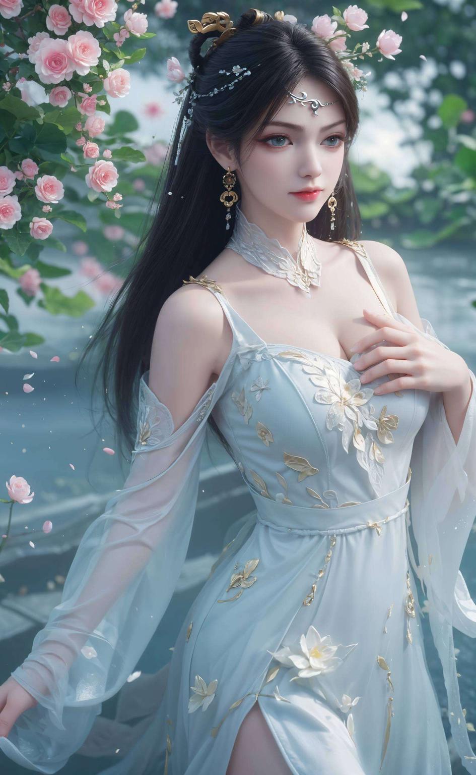 微信头像里的她都是古典与未来的碰撞