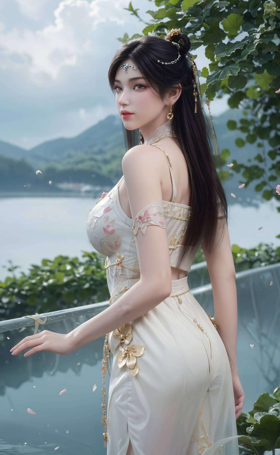 精选动态漫画金瓶儿高清画面桌面装饰图充满艺术气息