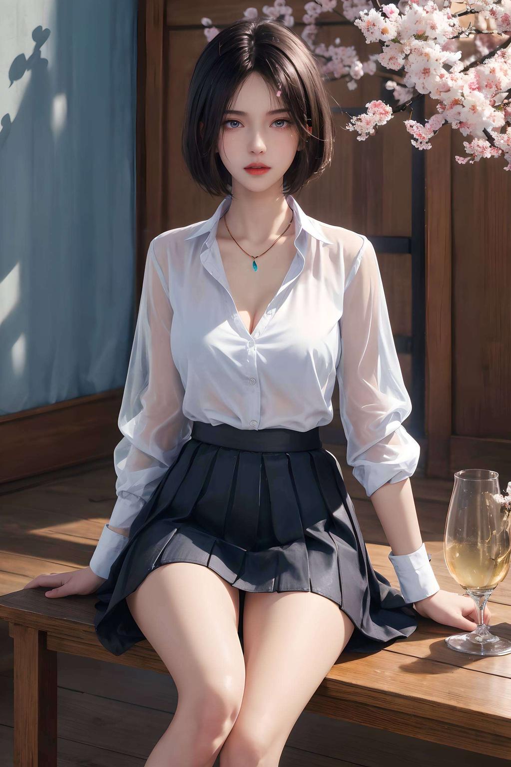 这款手机壁纸将她的优雅神态与国漫之美完美融合