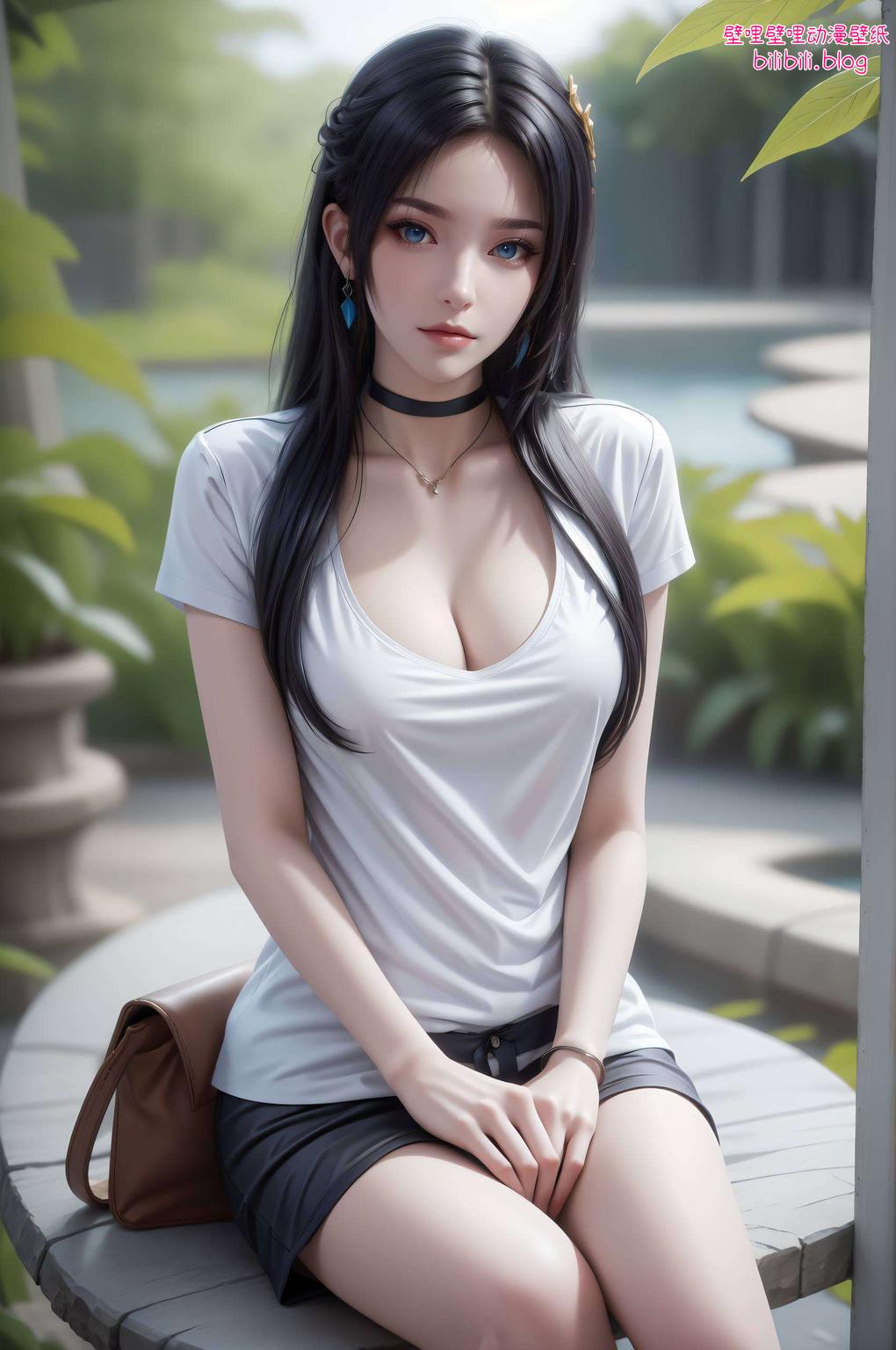 在这款壁纸中对比强烈的色彩搭配