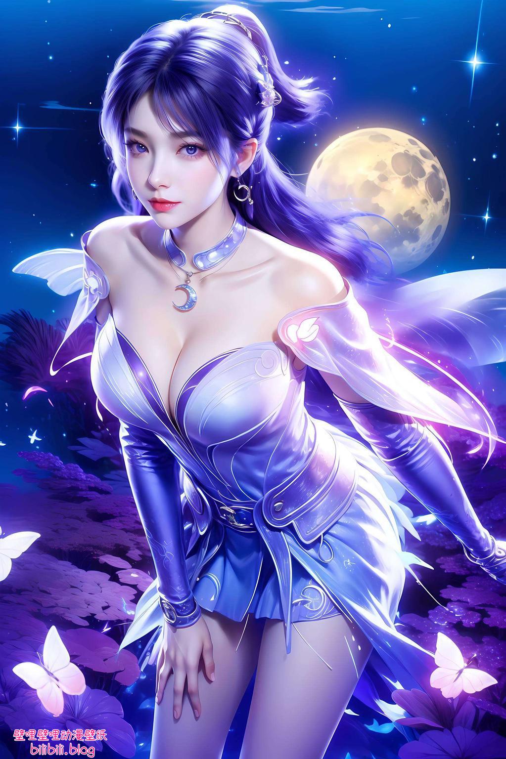 让姬紫月的魅力在每一帧中绽放这款精美桌布壁纸