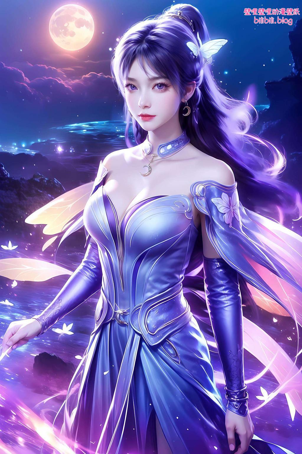 让姬紫月的优雅身影细腻的画面、温婉的神态
