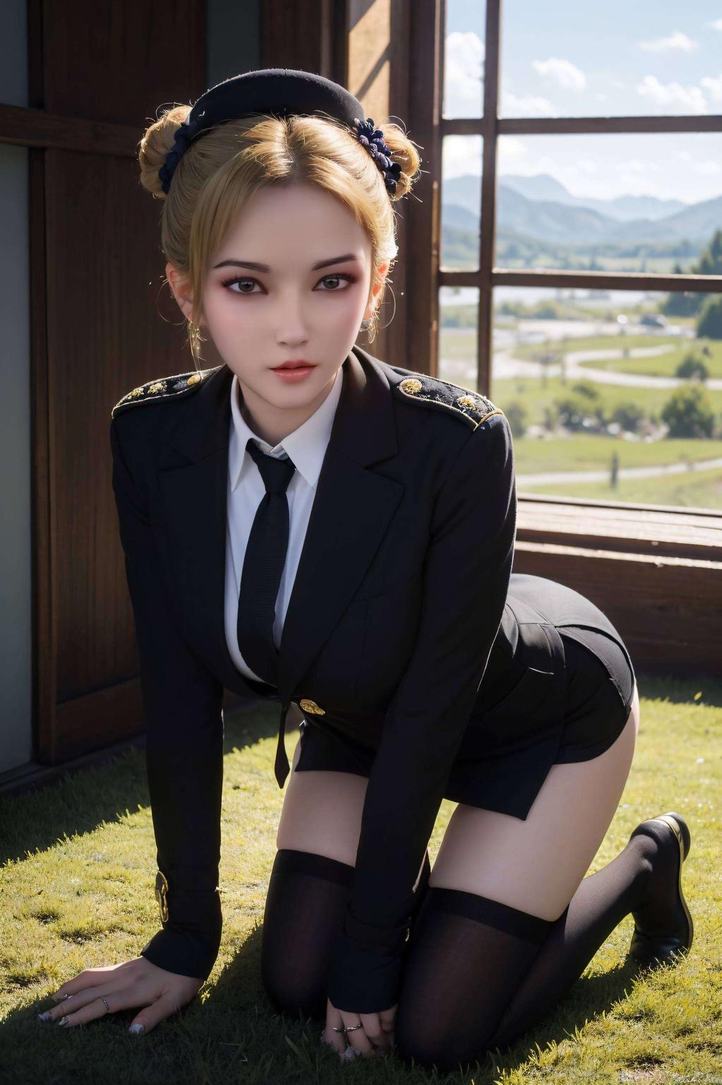 眼神中流露出温柔与坚定国漫女神微笑着