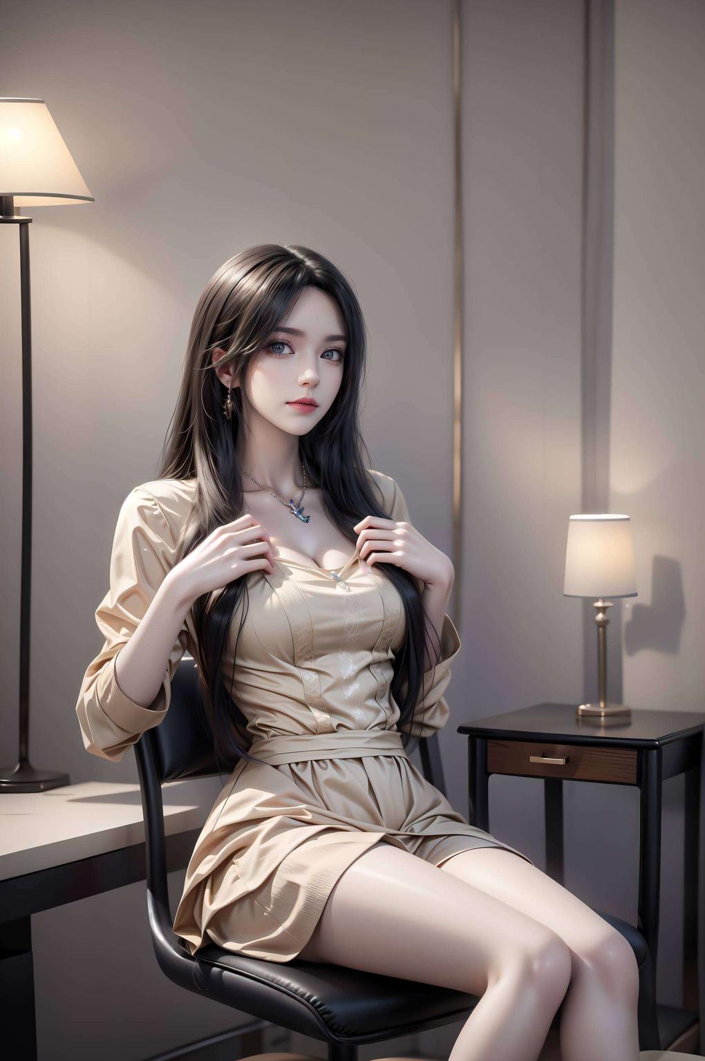 这款国漫美女粉色主题的雄兵连凉冰高清壁纸鲜艳的色彩搭配