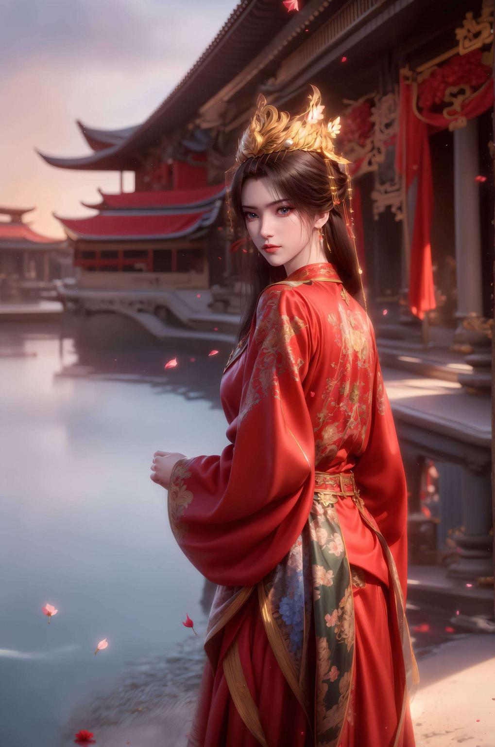 这位国漫界的美女为你的手机增添一份独特的优雅气质